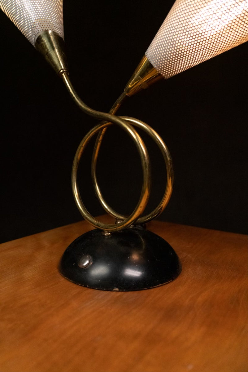 1930 small directional brass desk lamp – Scott Landon Antiques and Interiors
