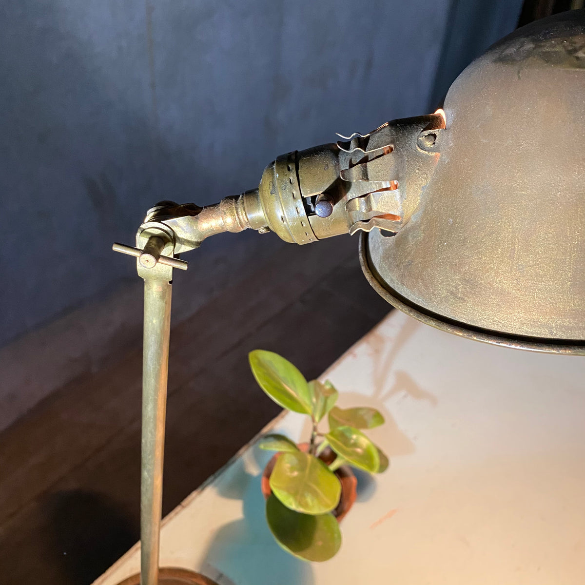 Faeries Brass industrial Lamp