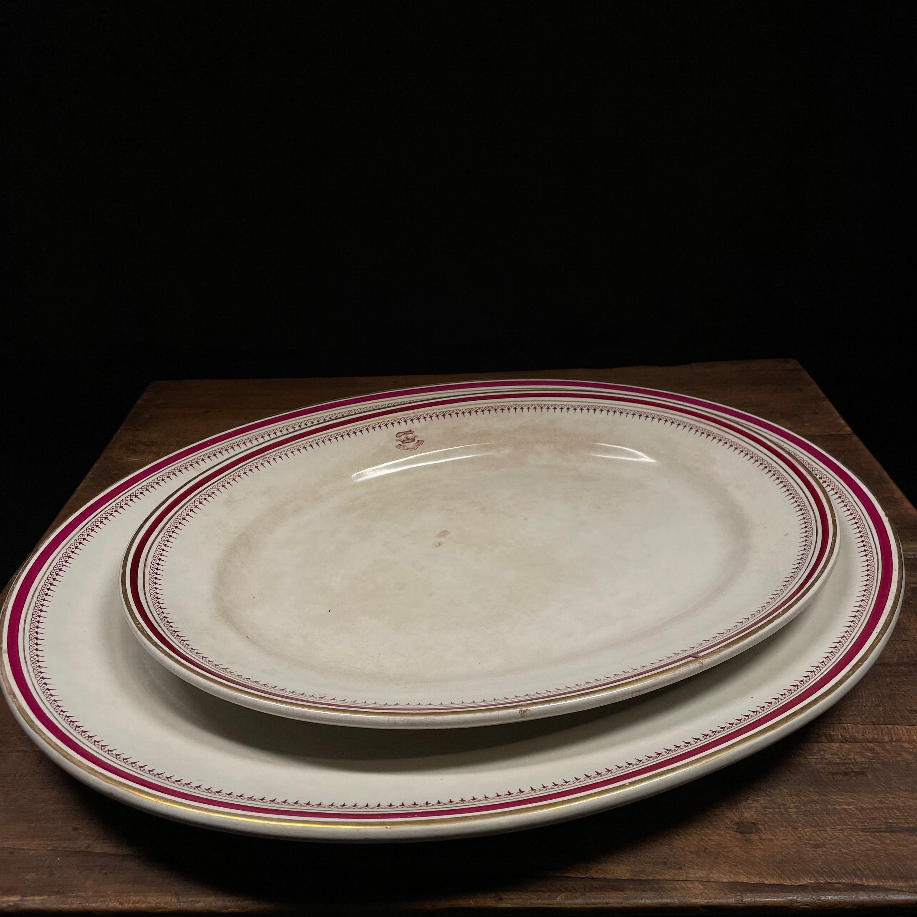 1920 Large Ironstone Serving Platters