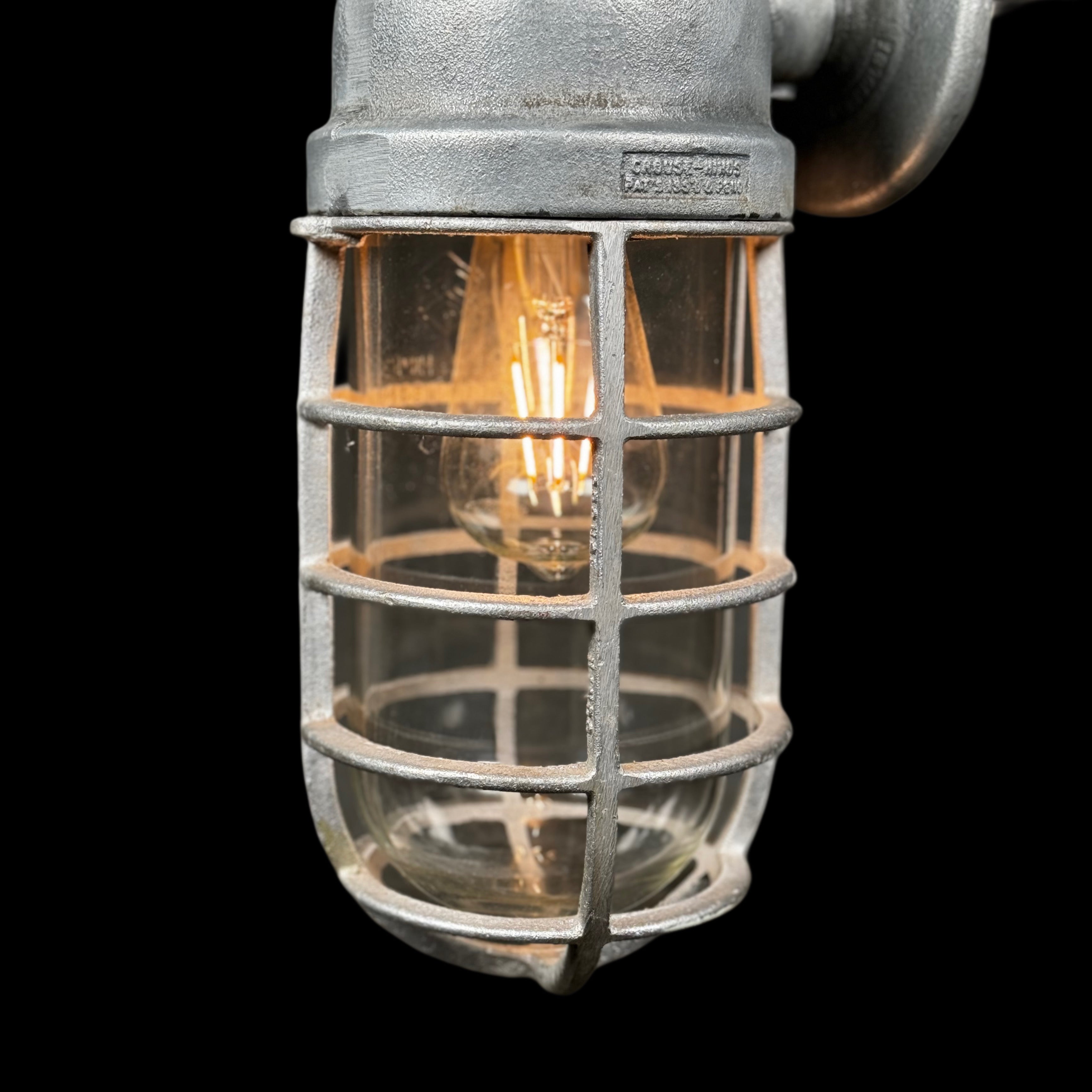 1930 Industrial Crouse Hinds Sconce Light