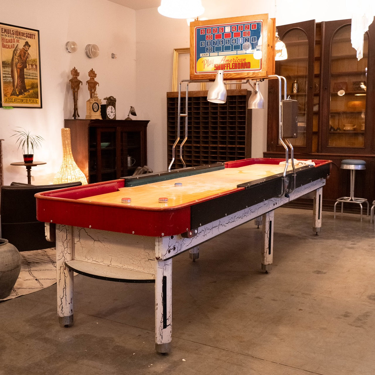 12 Ft Rare American Coin Shuffleboard