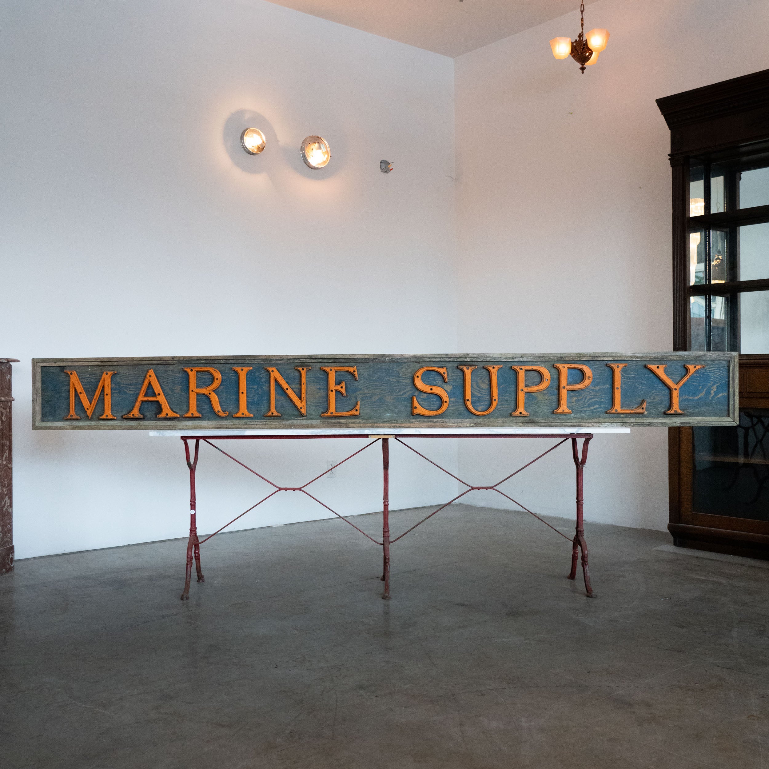 Circa 1920 Marine Supply Sign