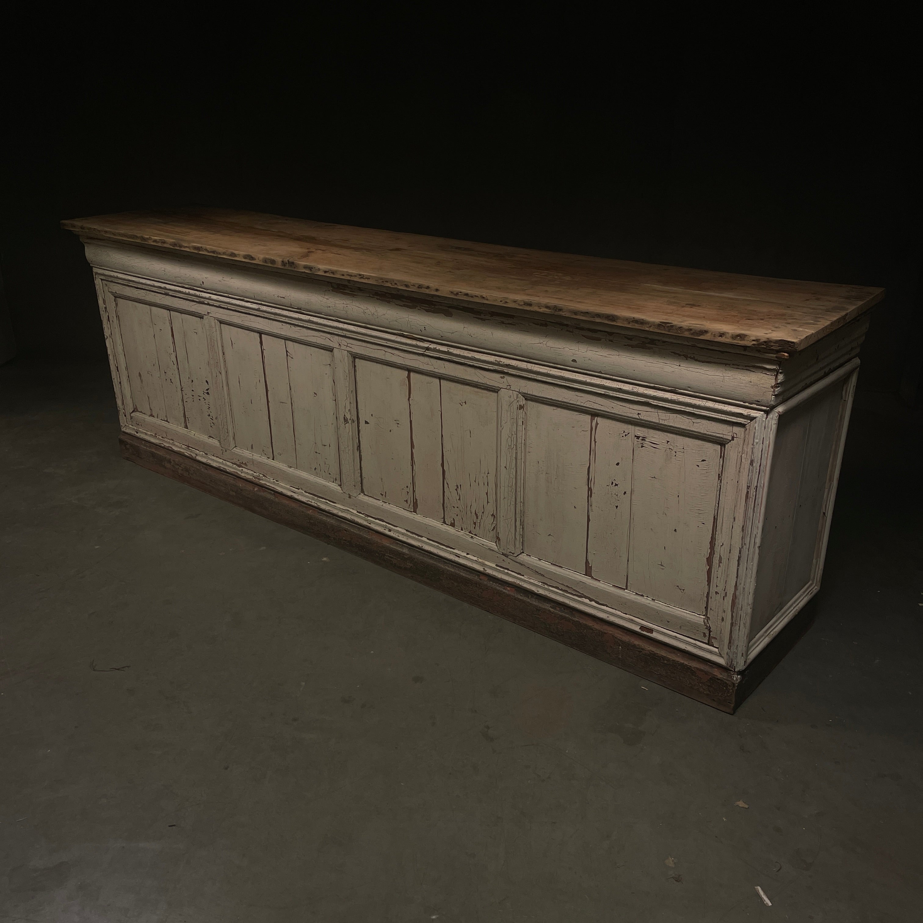 19th Century French General Store Counter