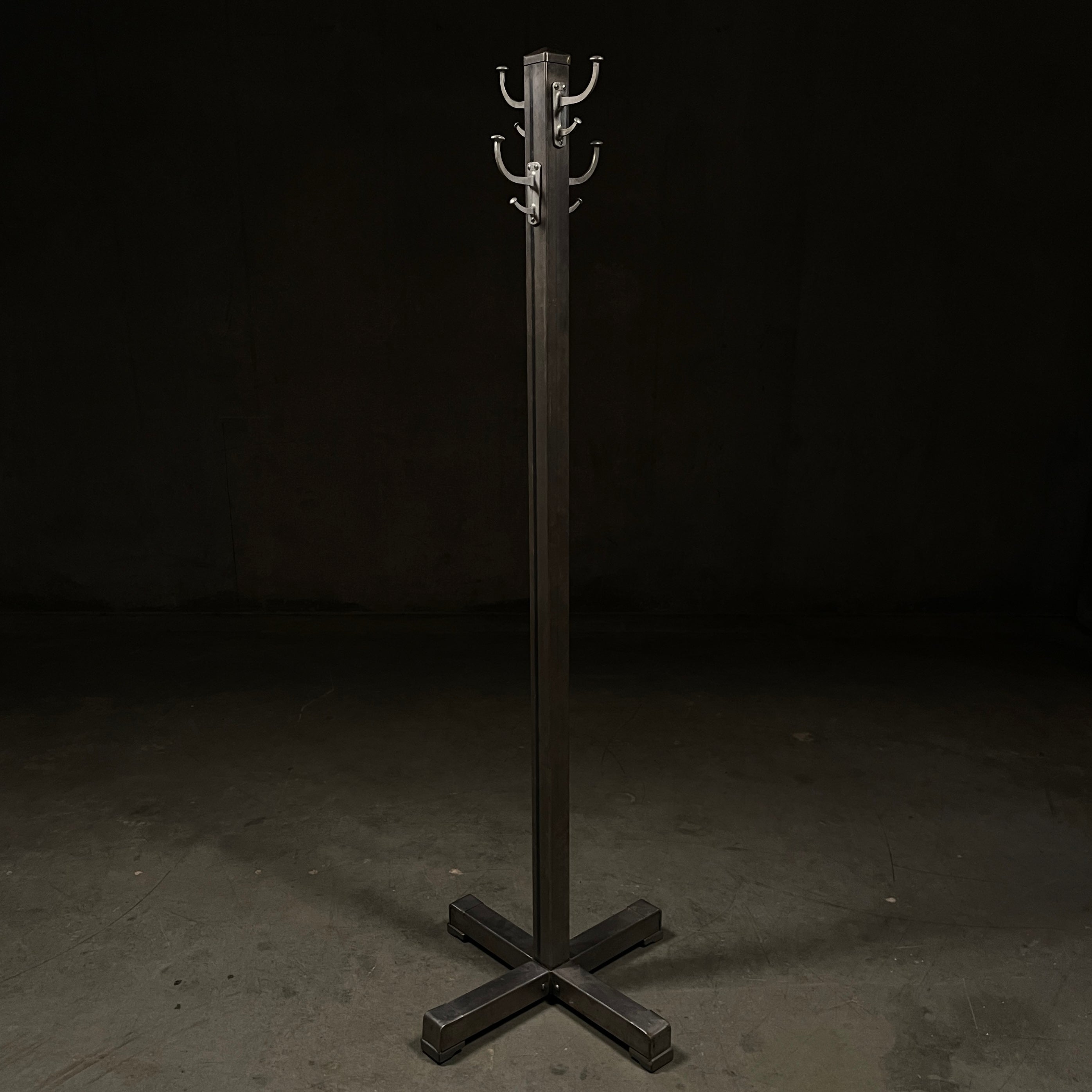 1930 Metal Coat Hook Stand