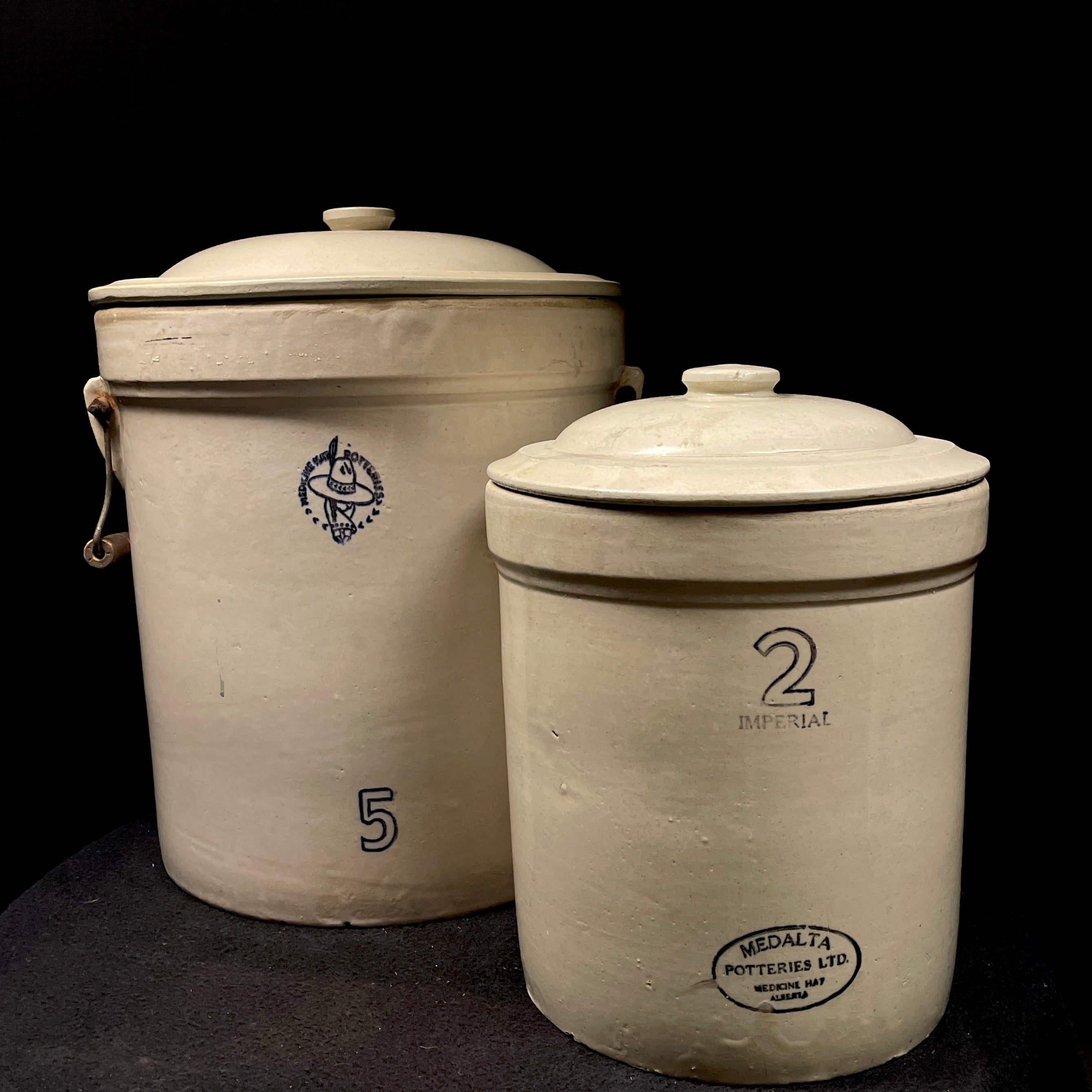 Medalta Potteries Ltd. Pots