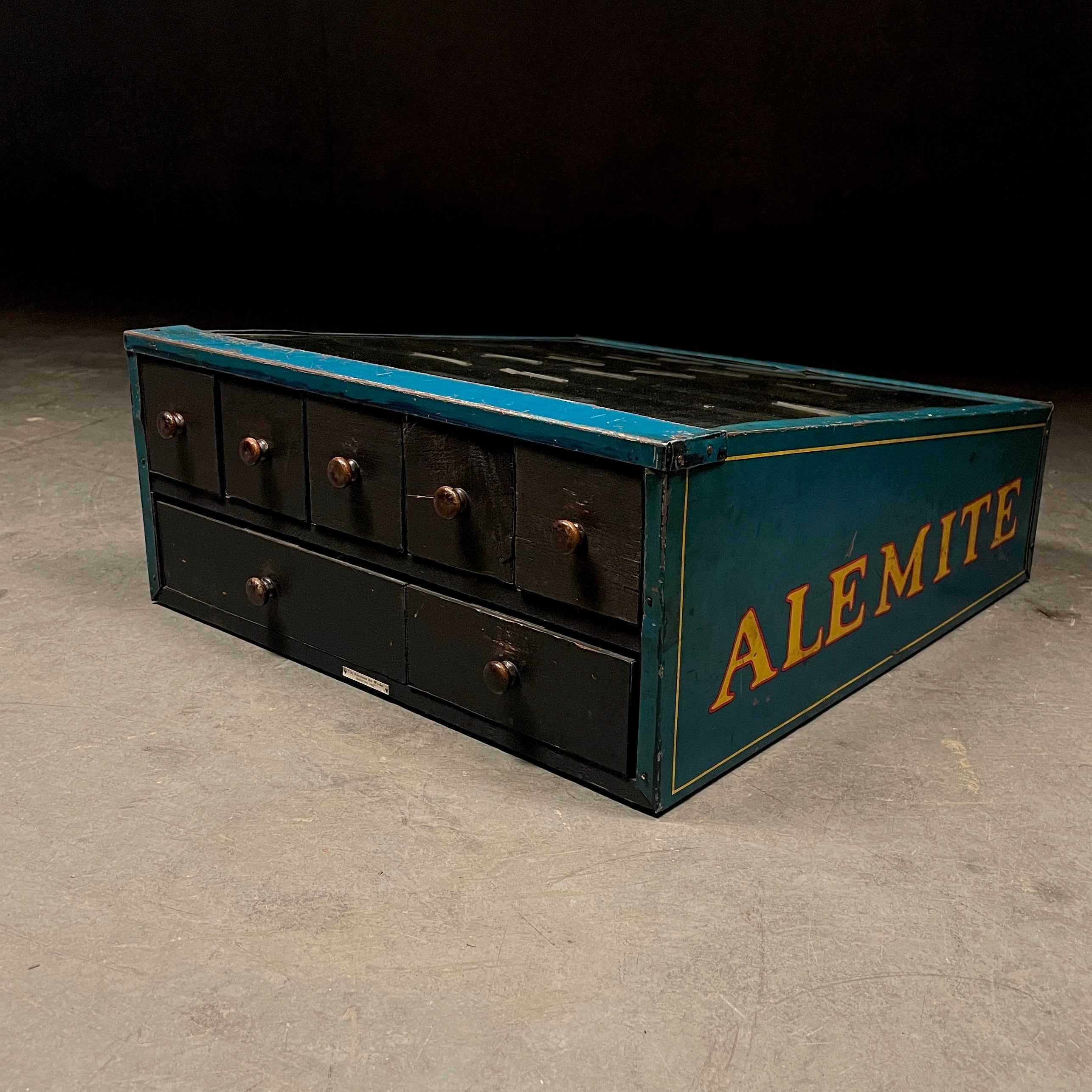 Rare Automotive POS Display Case for Alemite Zero Parts