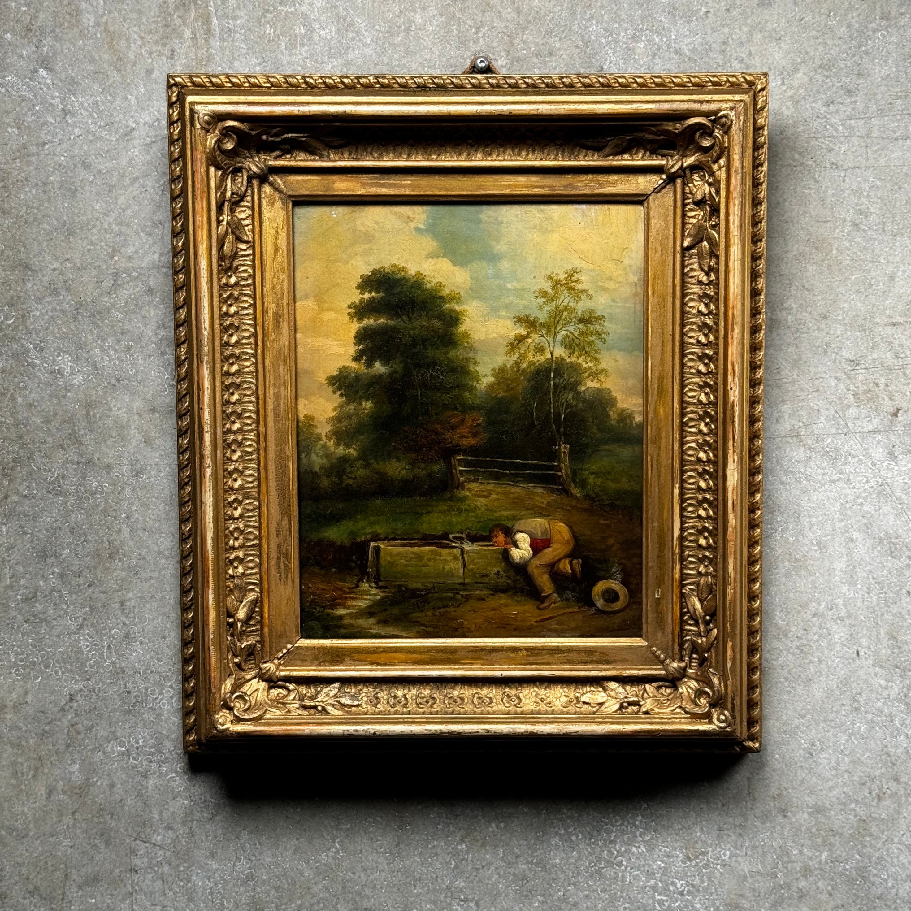 19th century English Landscape Oil Painting