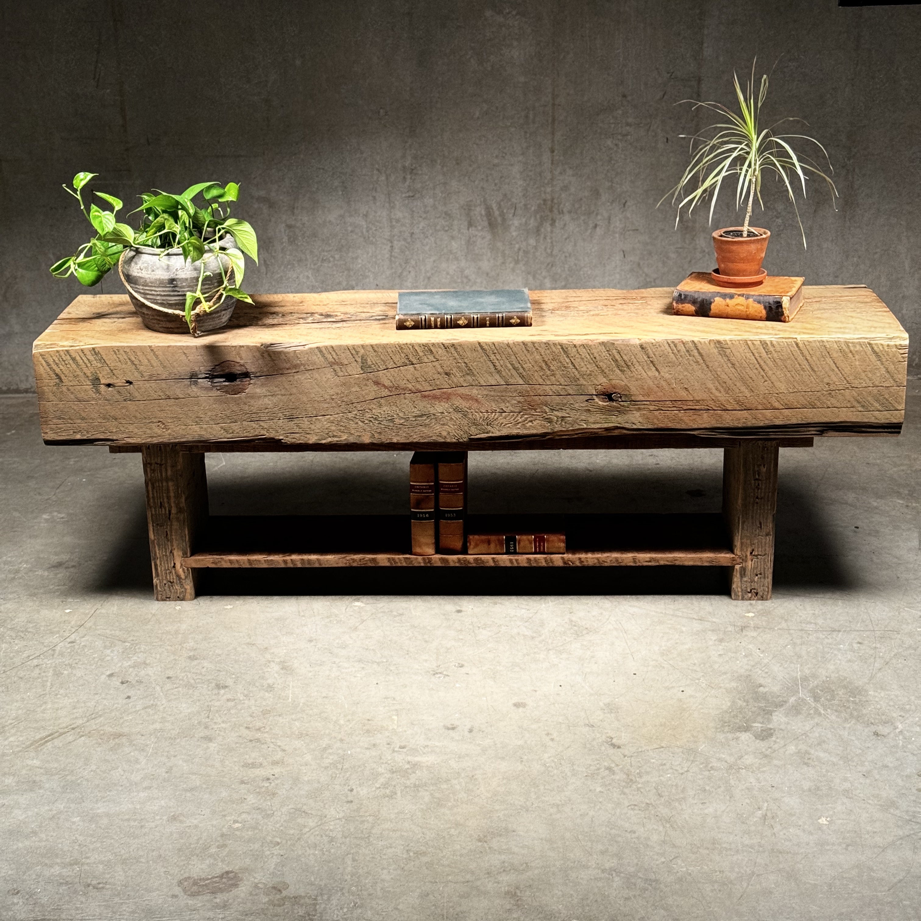 Bespoke Reclaimed Beam Console Table