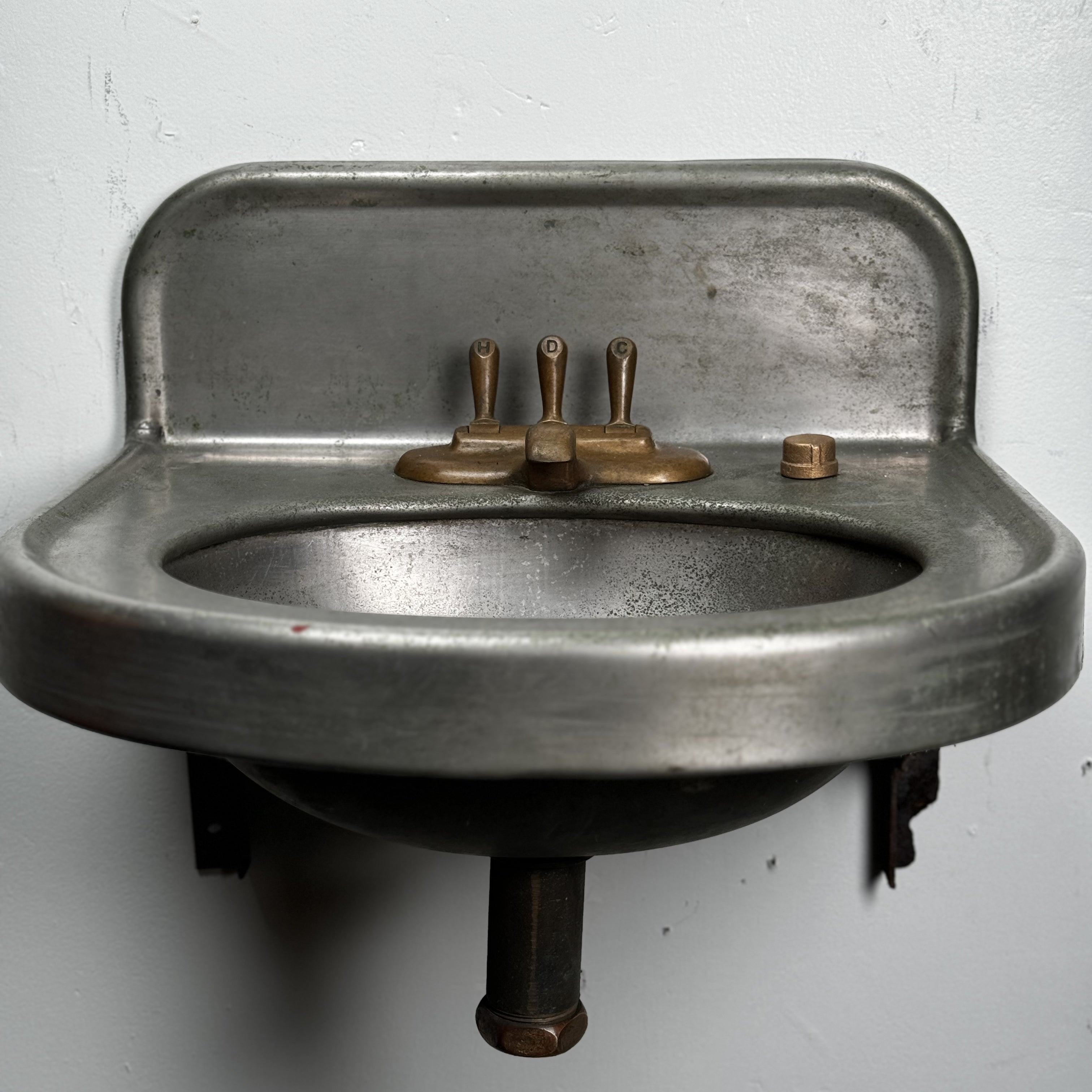 1930 Monel Bathroom Sink