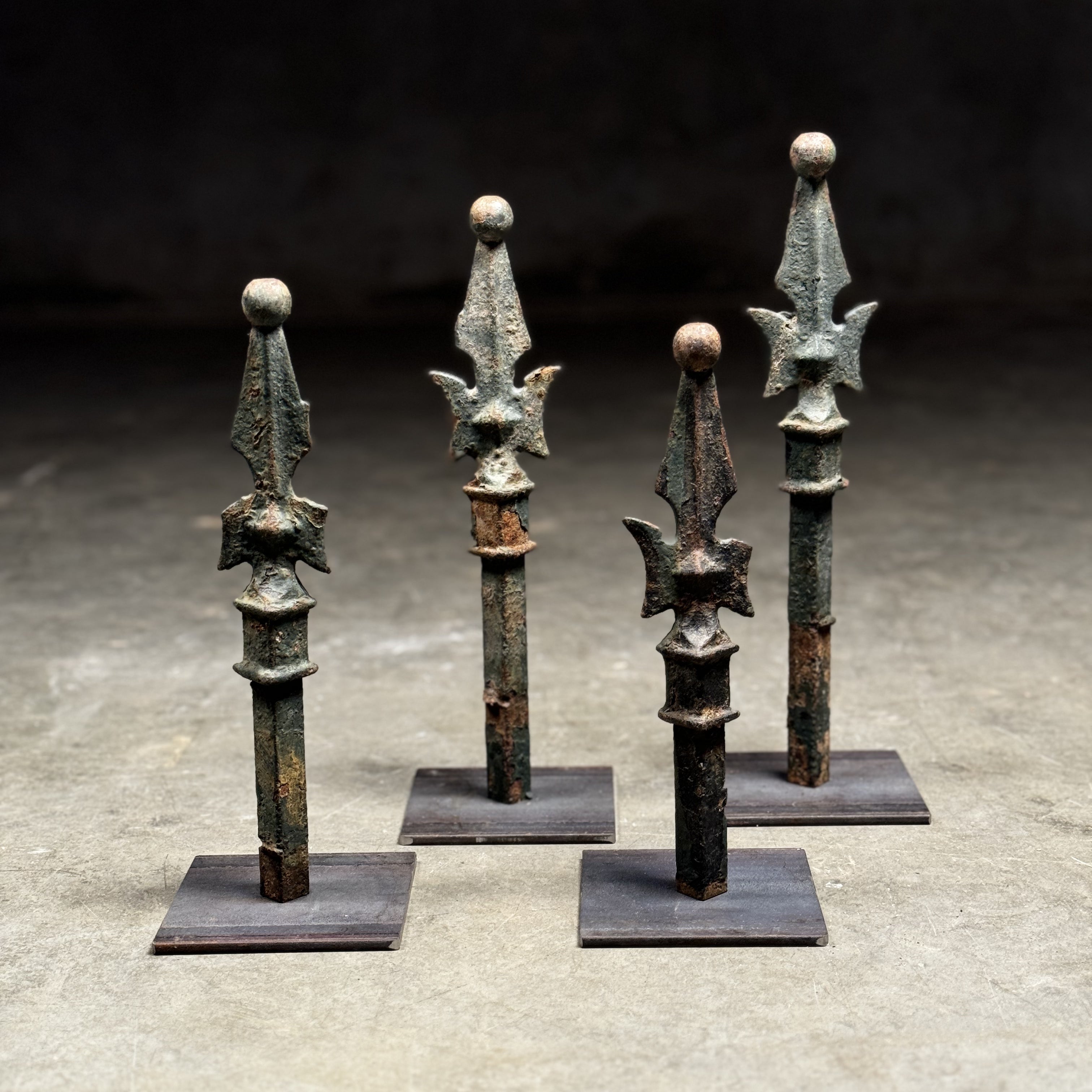 Antique Decorative Cast Iron Finials