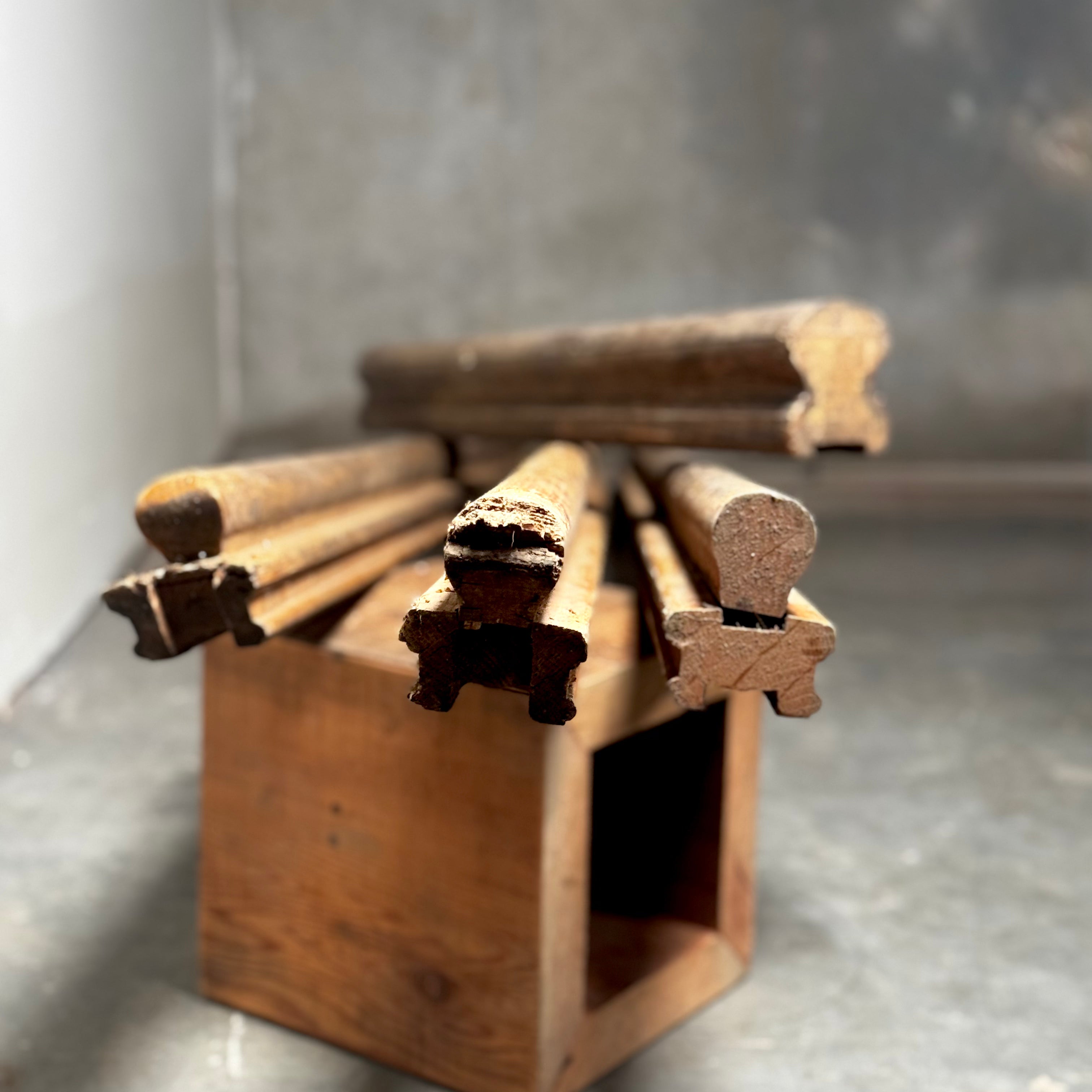 1920 Oak Hand Rail Salvaged