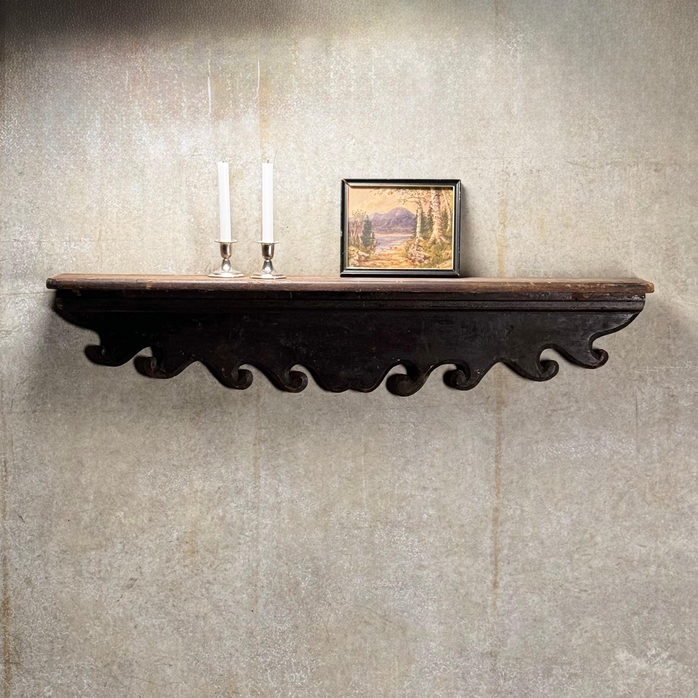 19th century folk art Architectural Shelf