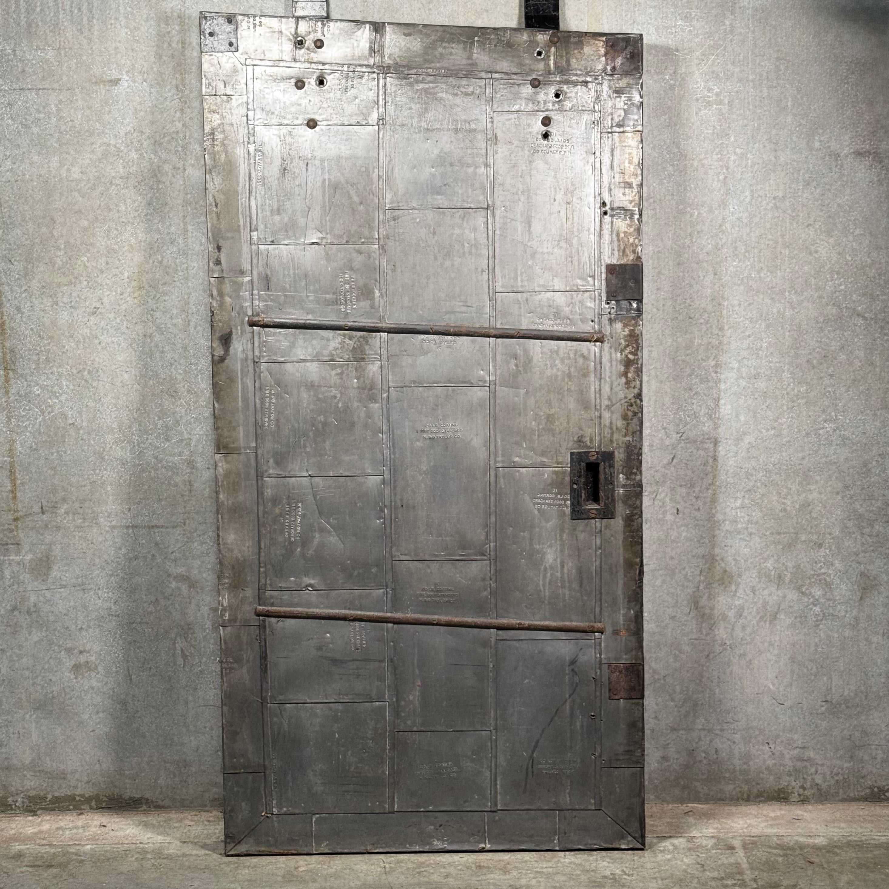 1920 Industrial Metal Fire Door