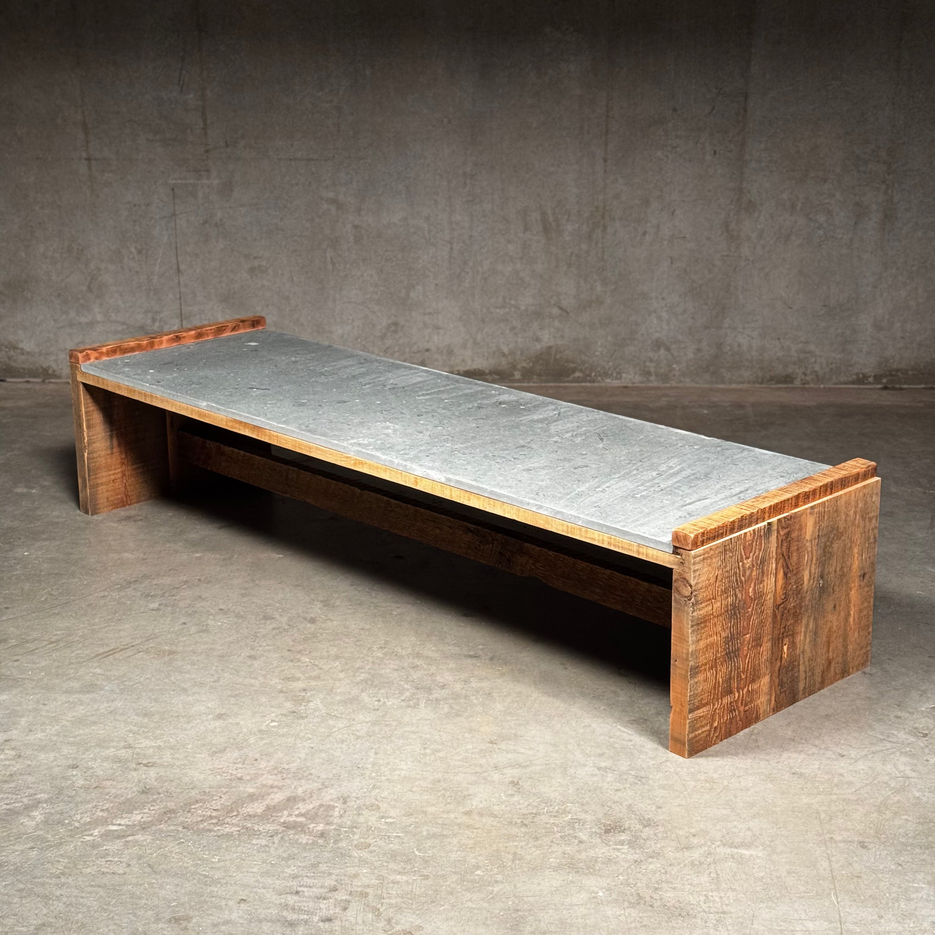 Bespoke Series Bluestone / Reclaimed Coffee Table