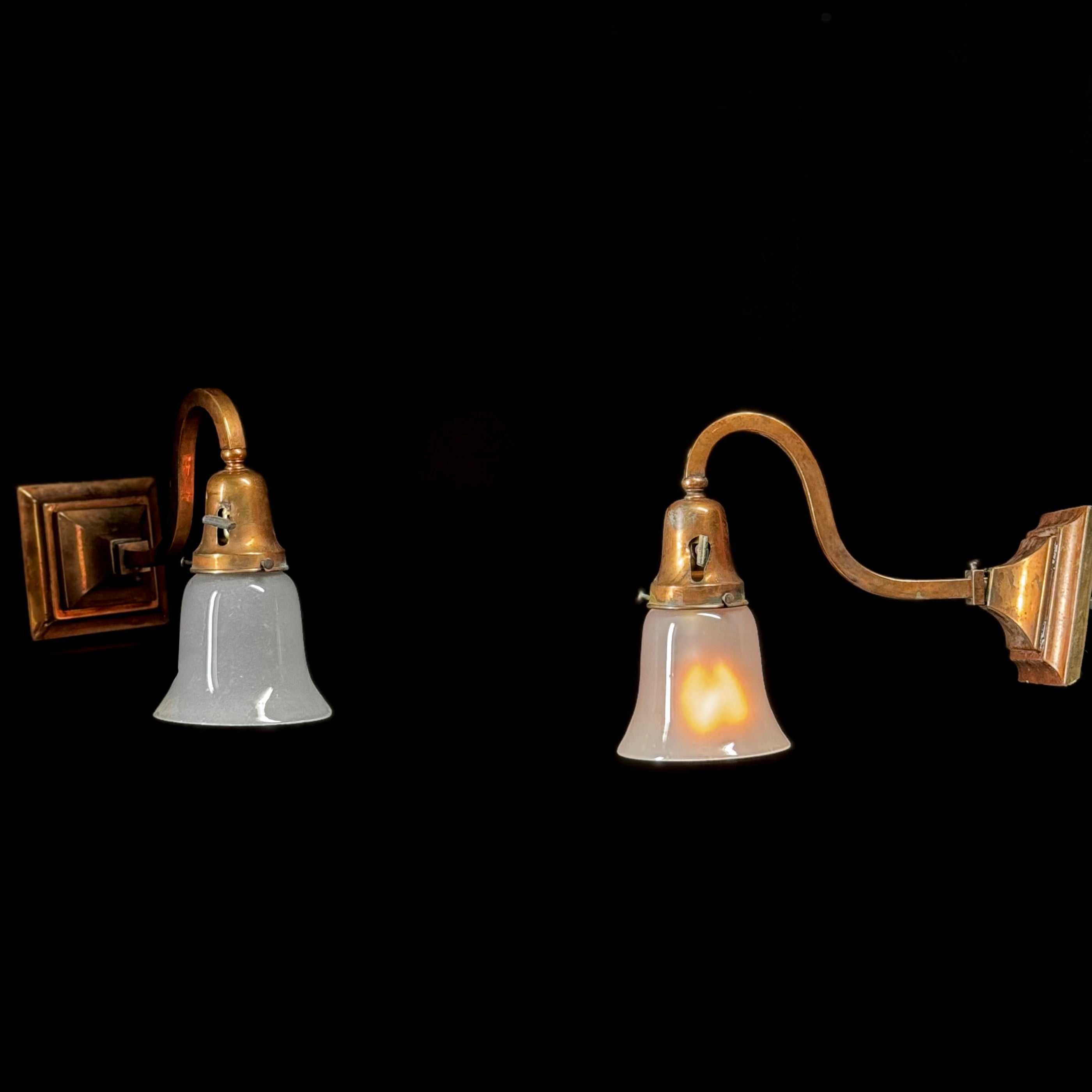 1930 Copper Sconce Lights