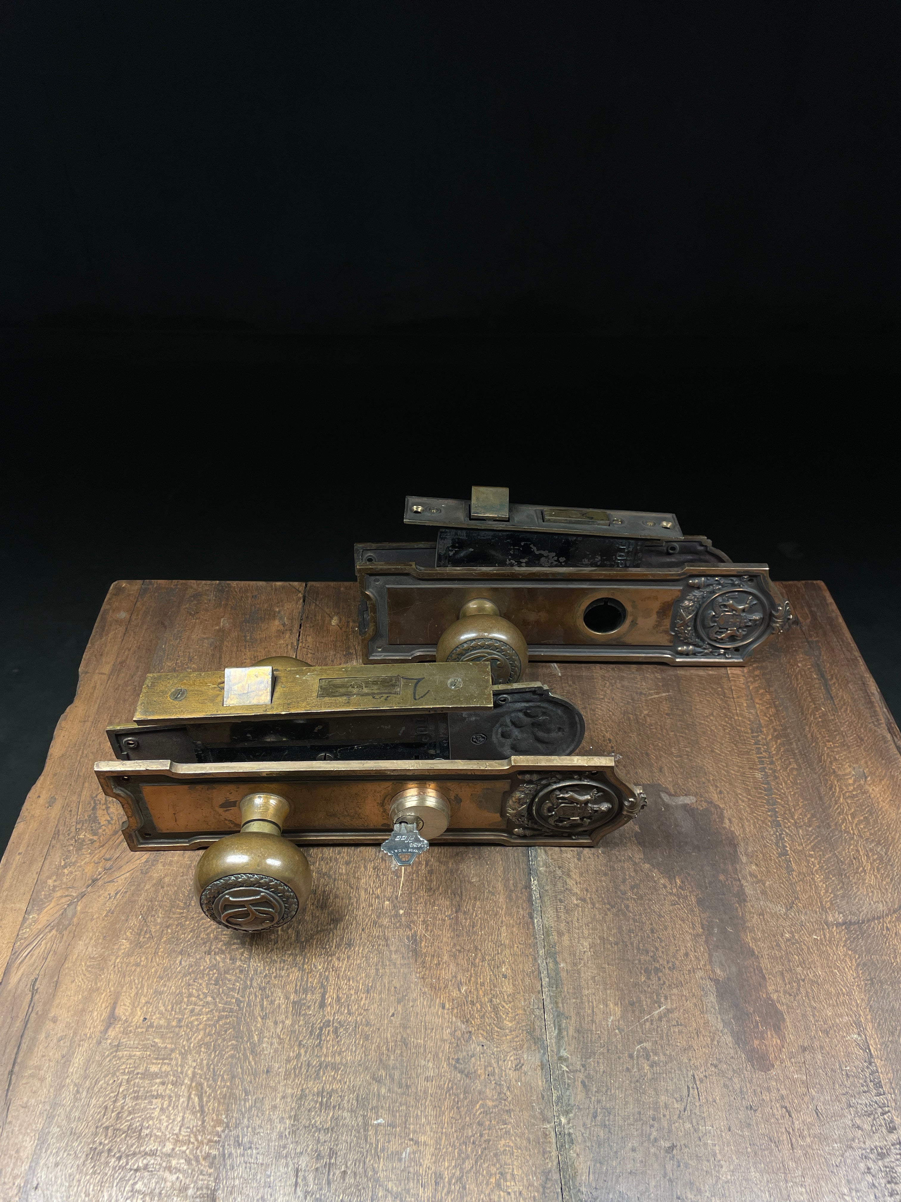 19th Century Brass Door Hardware from the Vancouver Courthouse