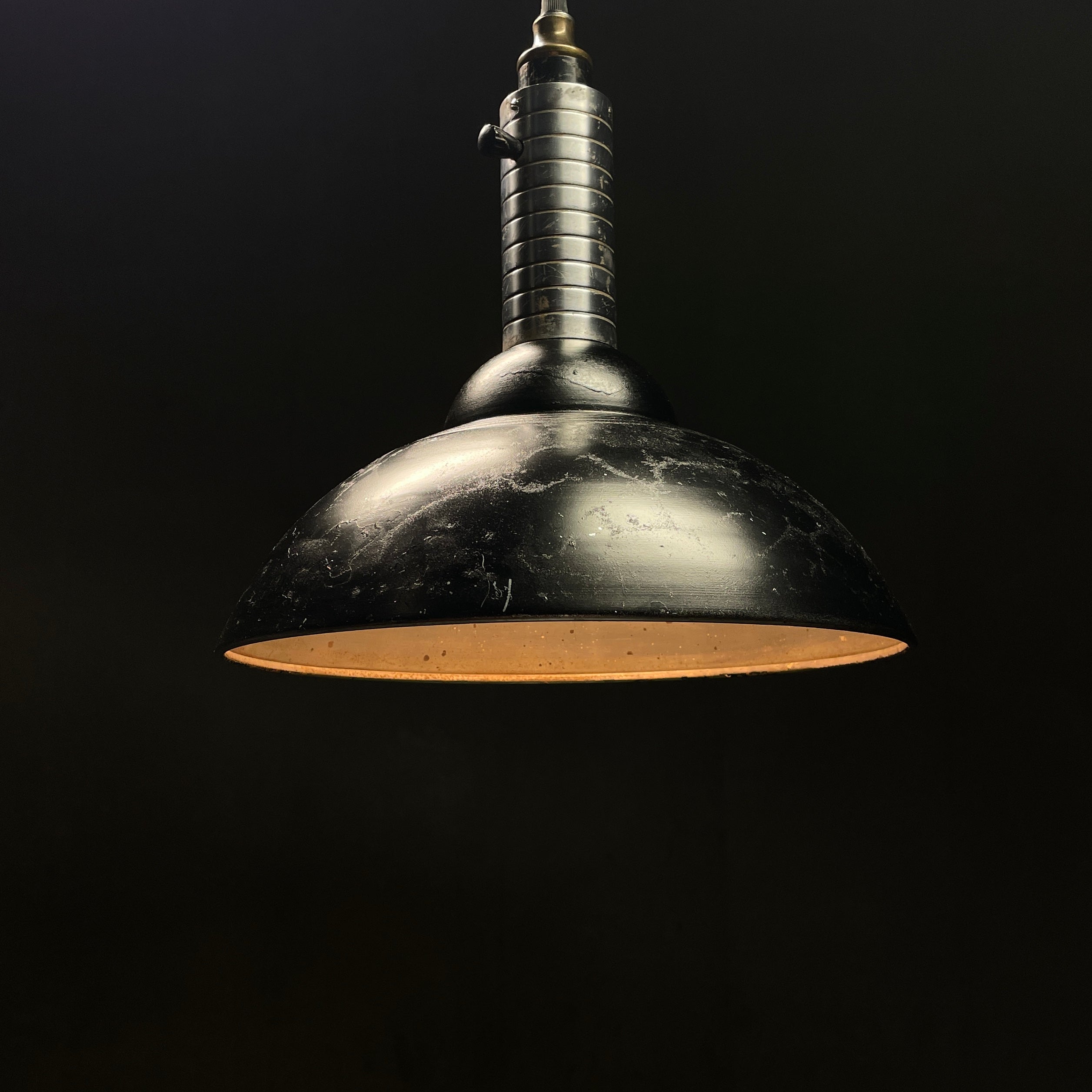 1930 Industrial Style Art Deco Pendant Light