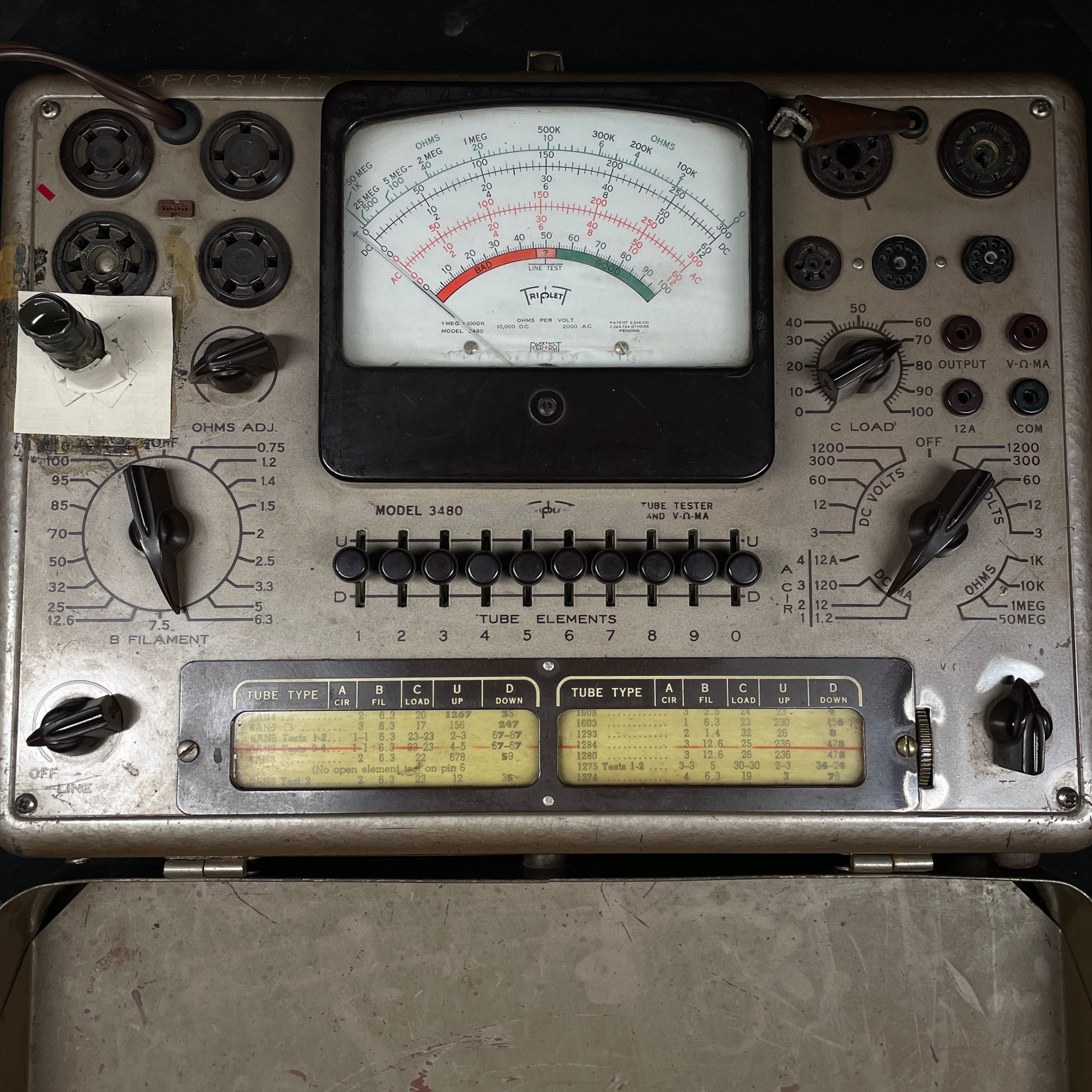 1950s Triplett Instruments Electrical Tester