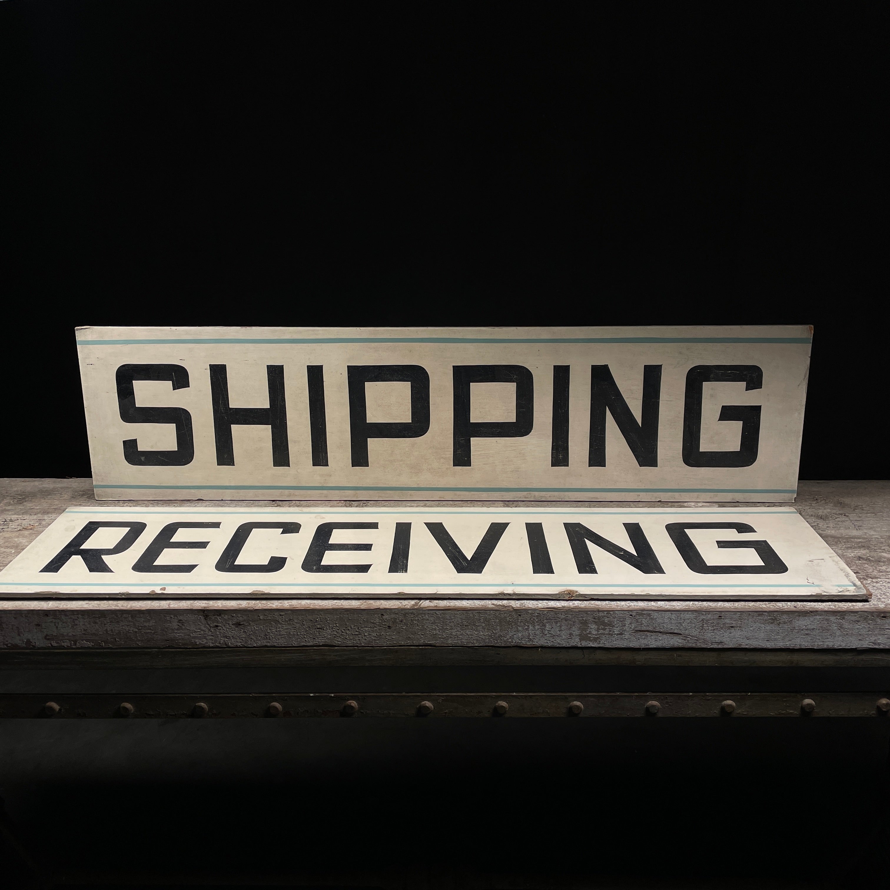 1930 Shipping / Receiving Warehouse Signs