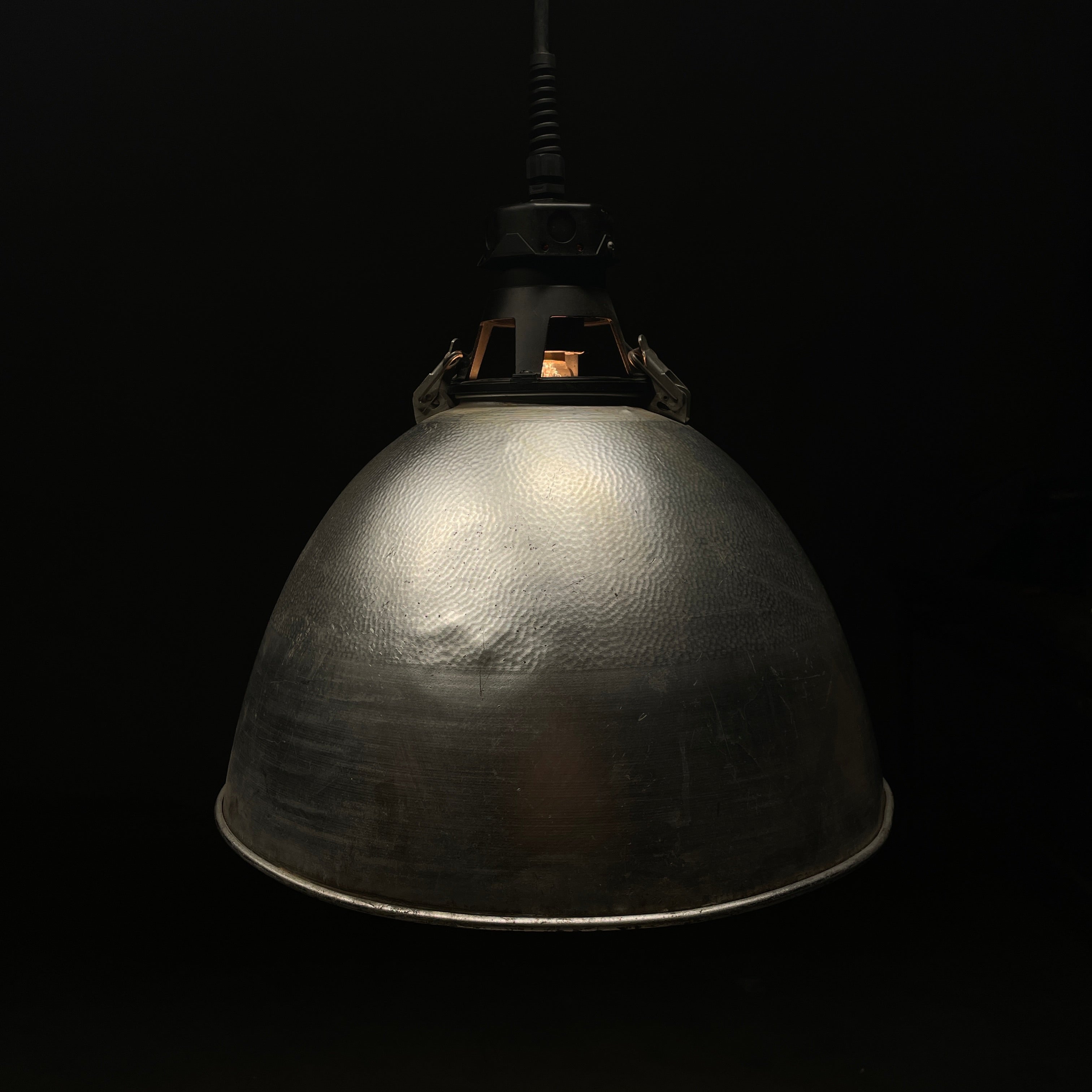 1940-50 Industrial Aluminum Pendants