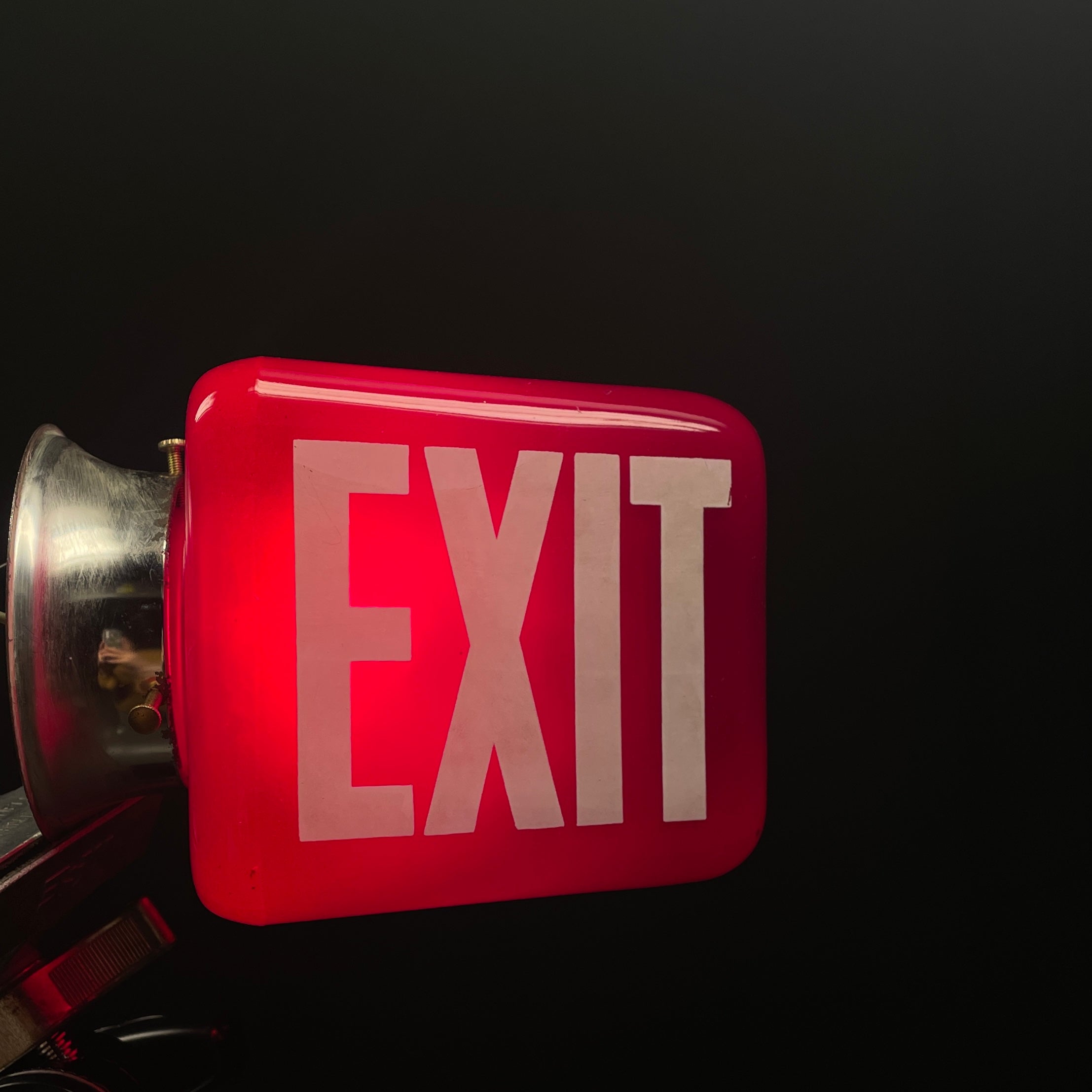 1930 Double Sided Exit Sign