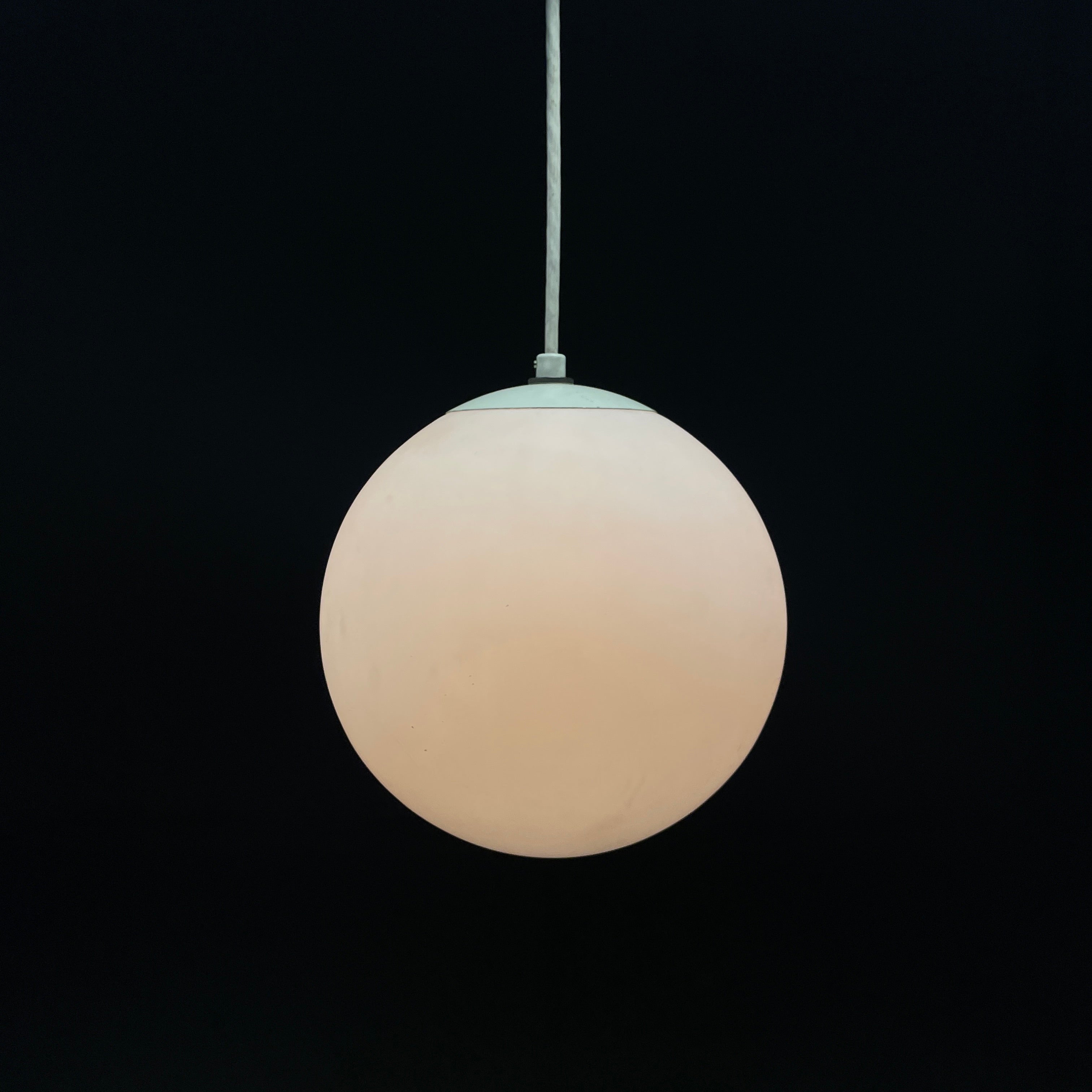 Mid Century Modern Pendant with Globe Shade