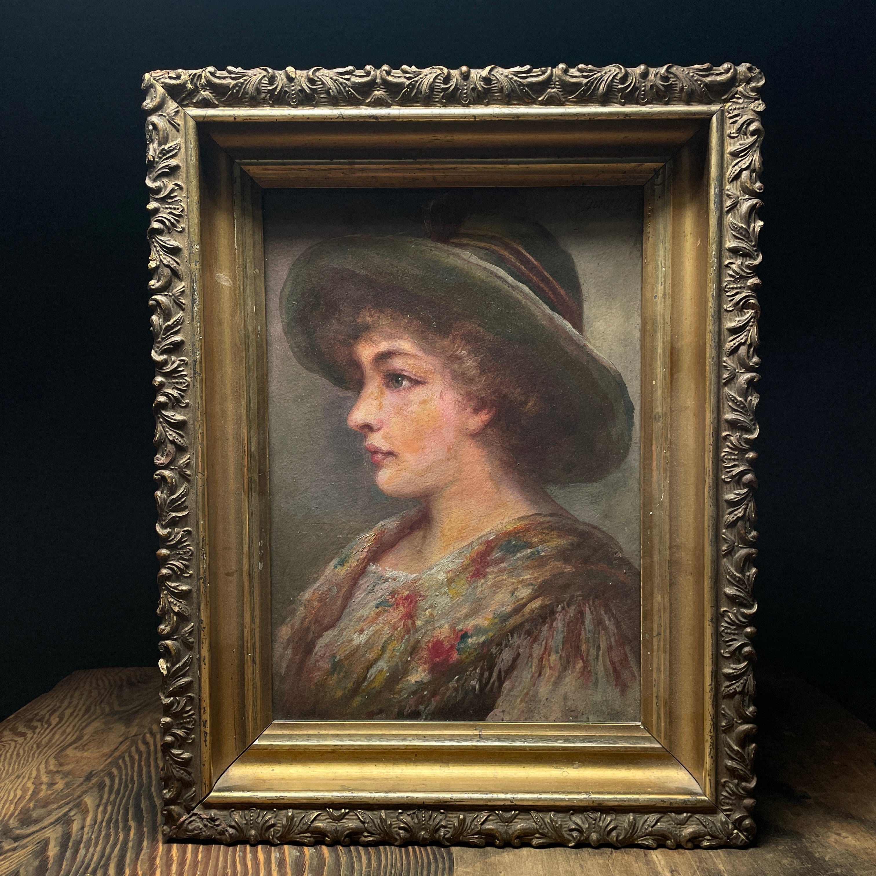 Adolf Dietrich Oil Portrait Painting