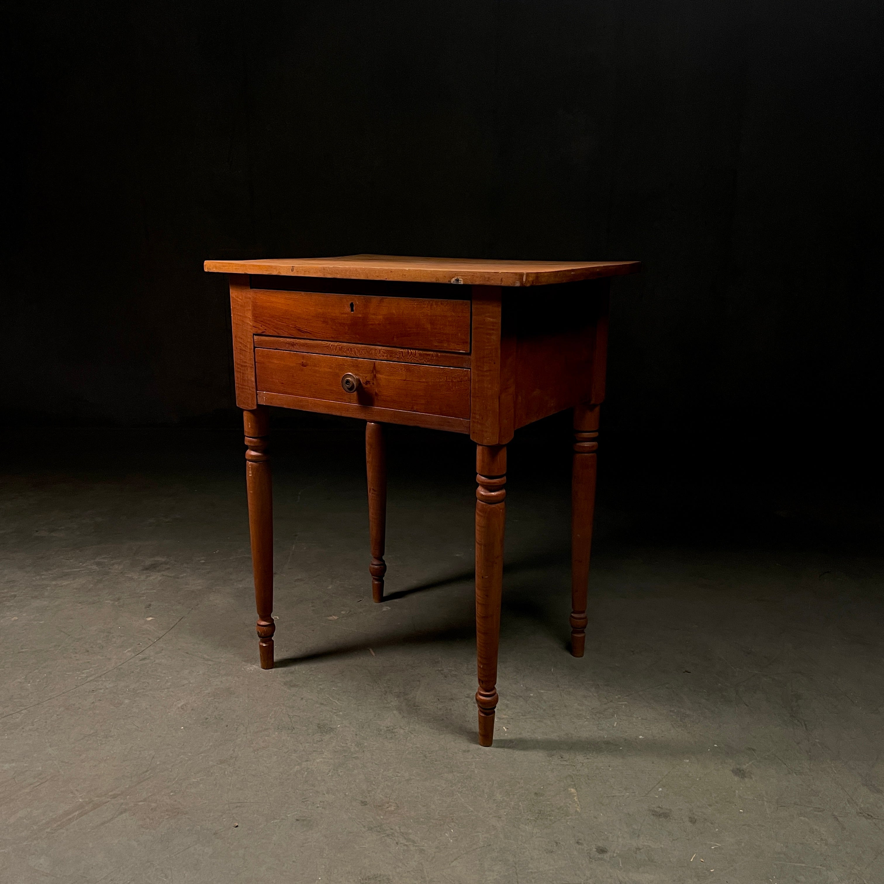 1860 2 Drawer Small Side Table