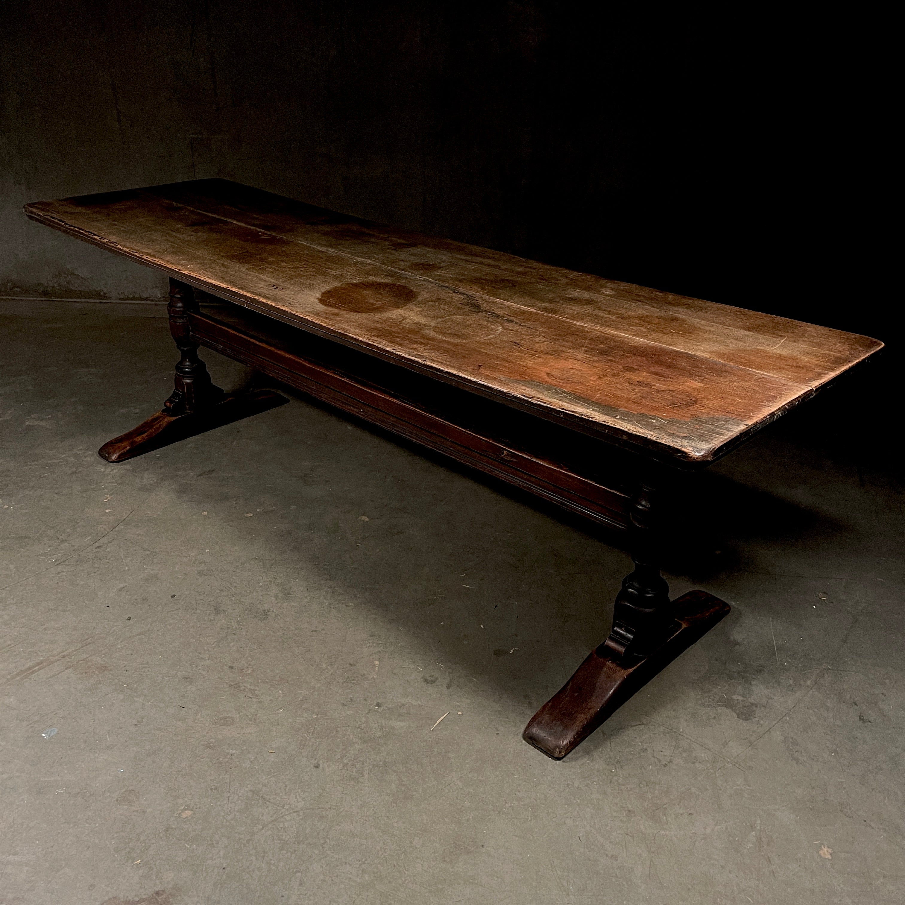 19th Century Oak Refectory Console Dining Table