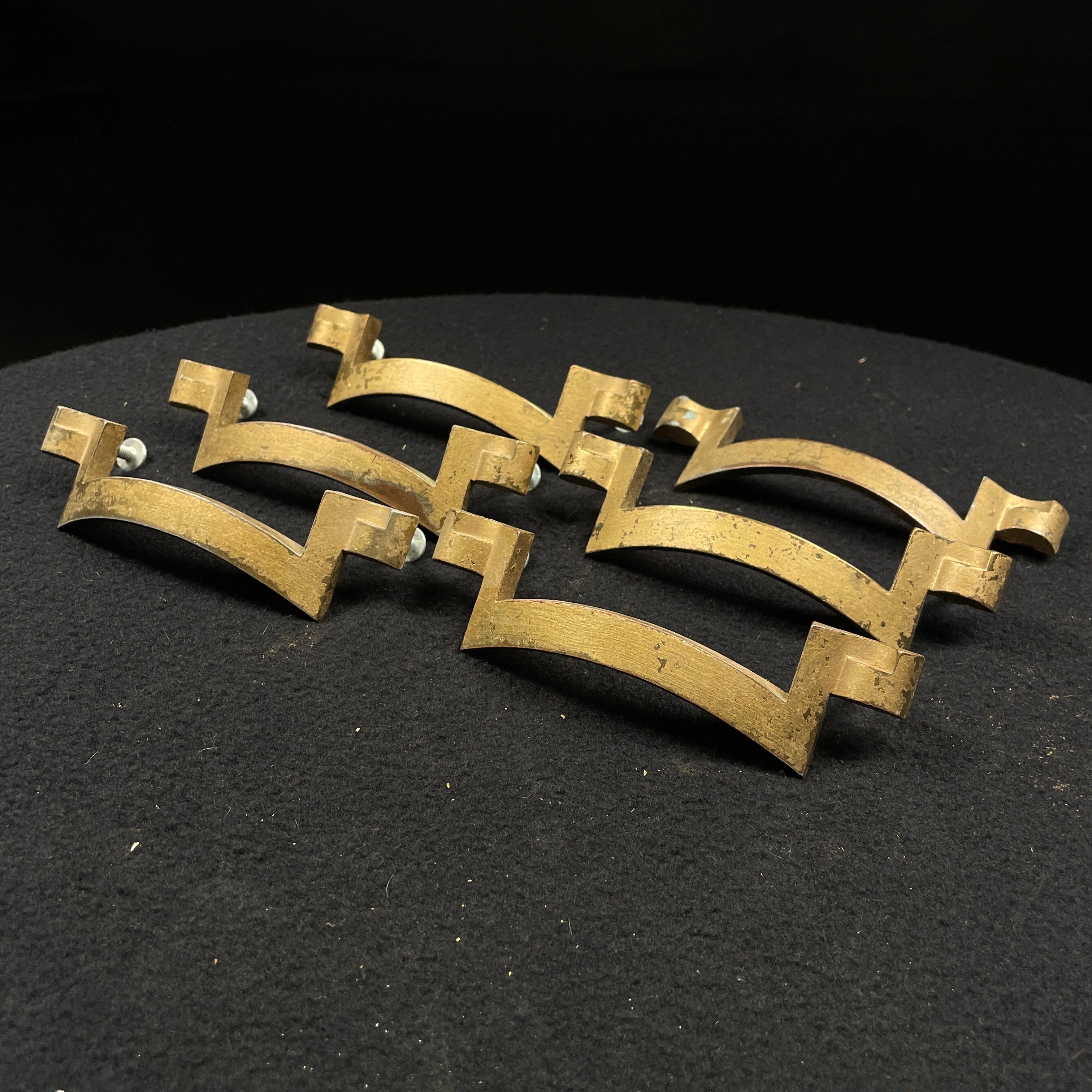 Artdeco Style Brass Handles