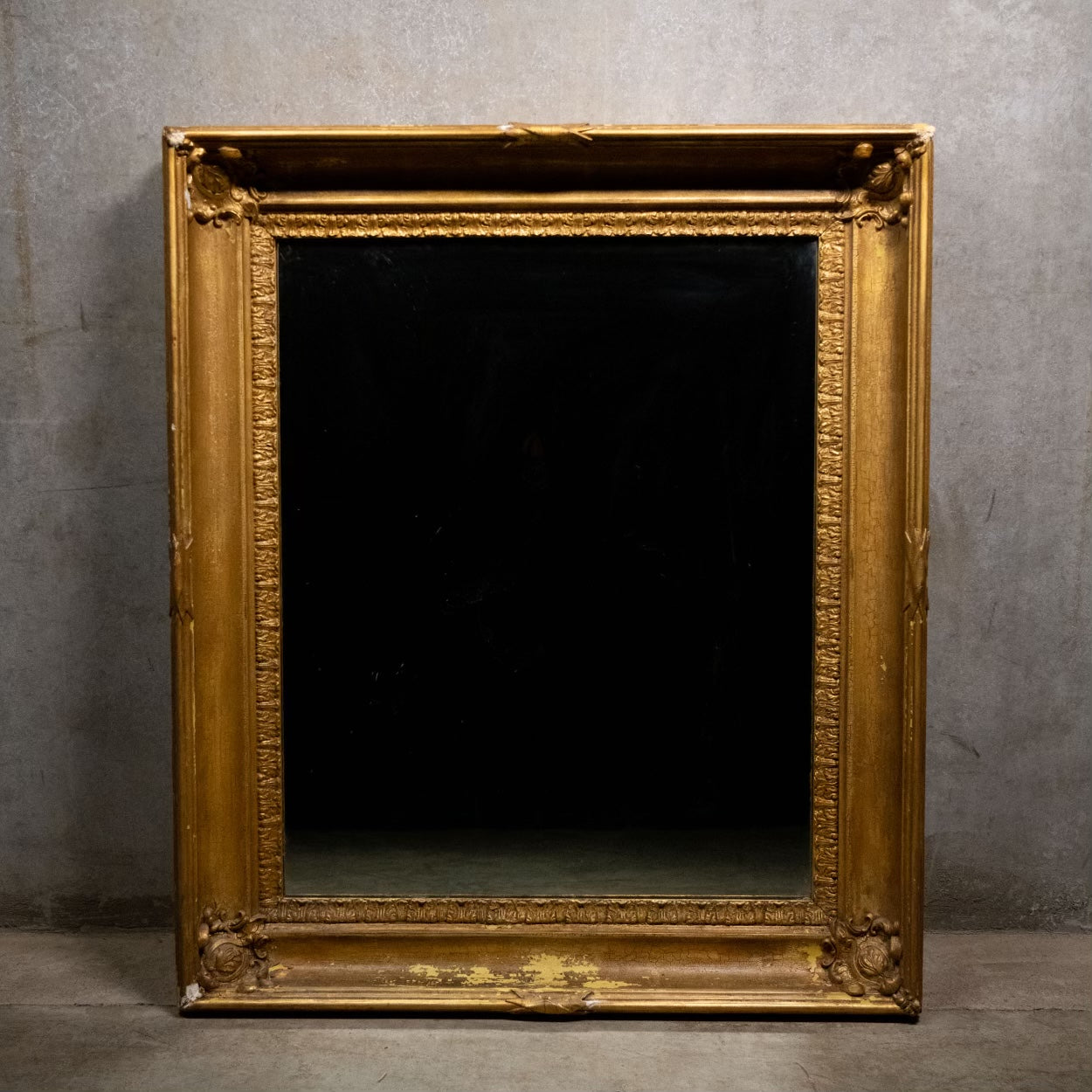 19th century gilded mirror