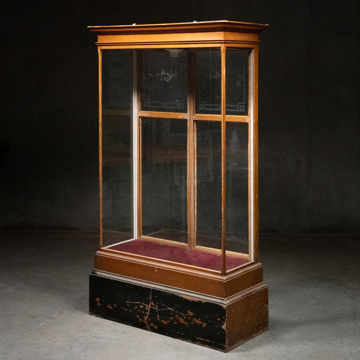 19th Century Rare Glass Display Case