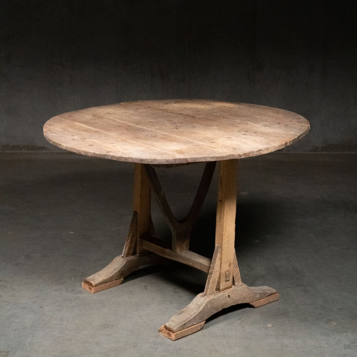 19thc French winery folding  tasting table