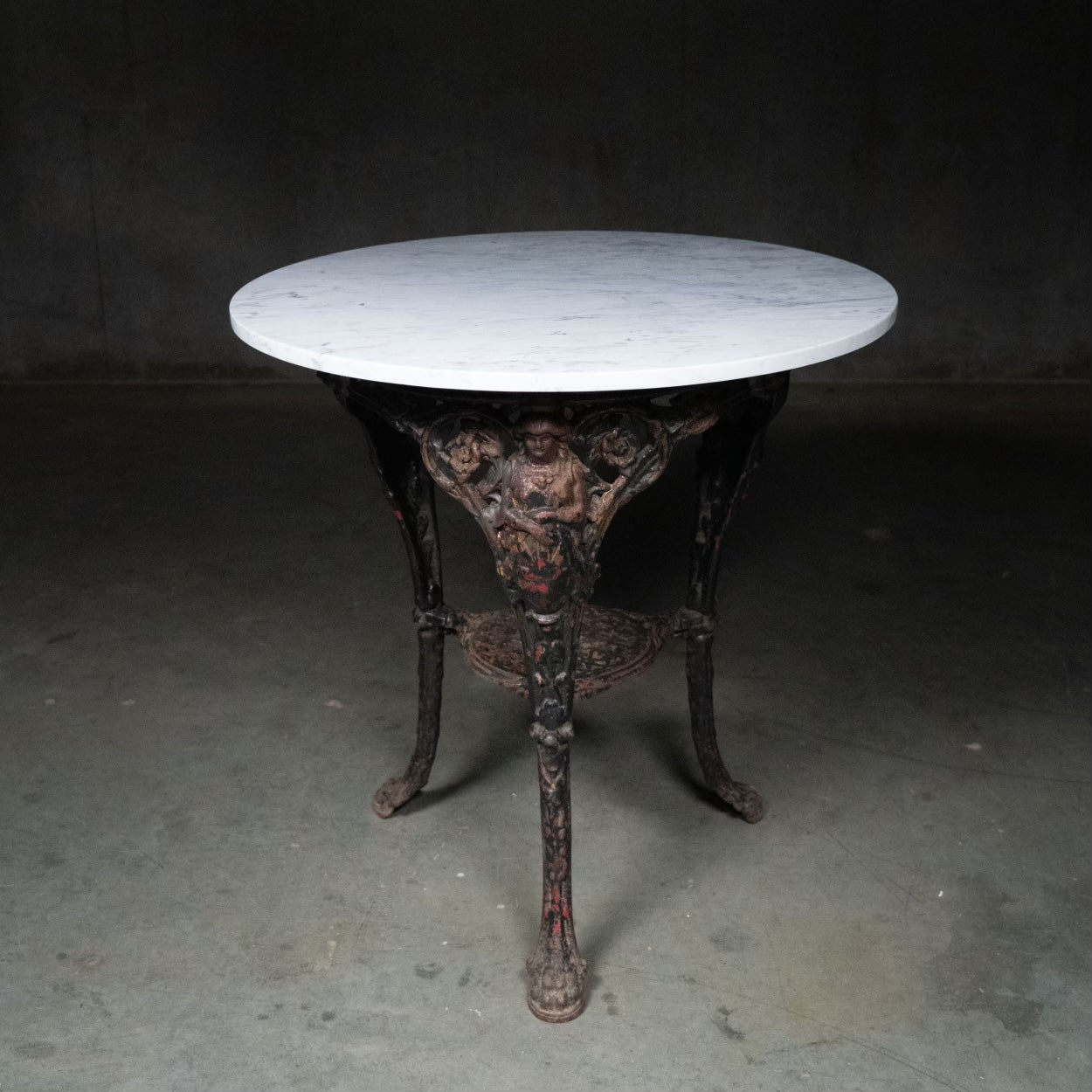 Victory art nouveau cast iron English pub table