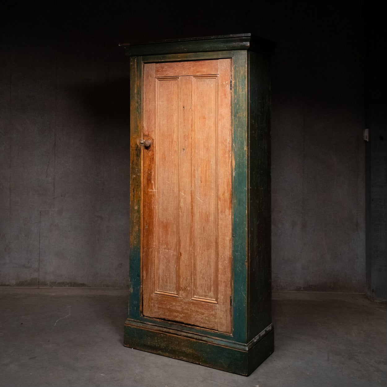 1870 Ontario pine linen cabinet