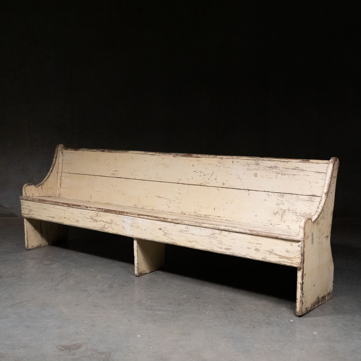 C1900.  Pine country porch bench