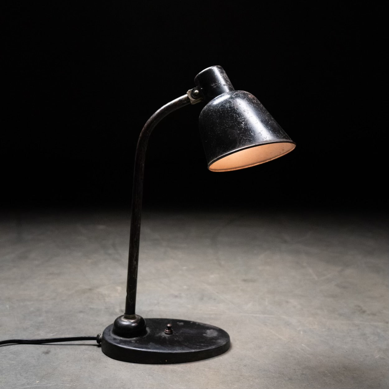 1930 Black Table Lamp by Christian Dell for BUR Bunte & Remmler