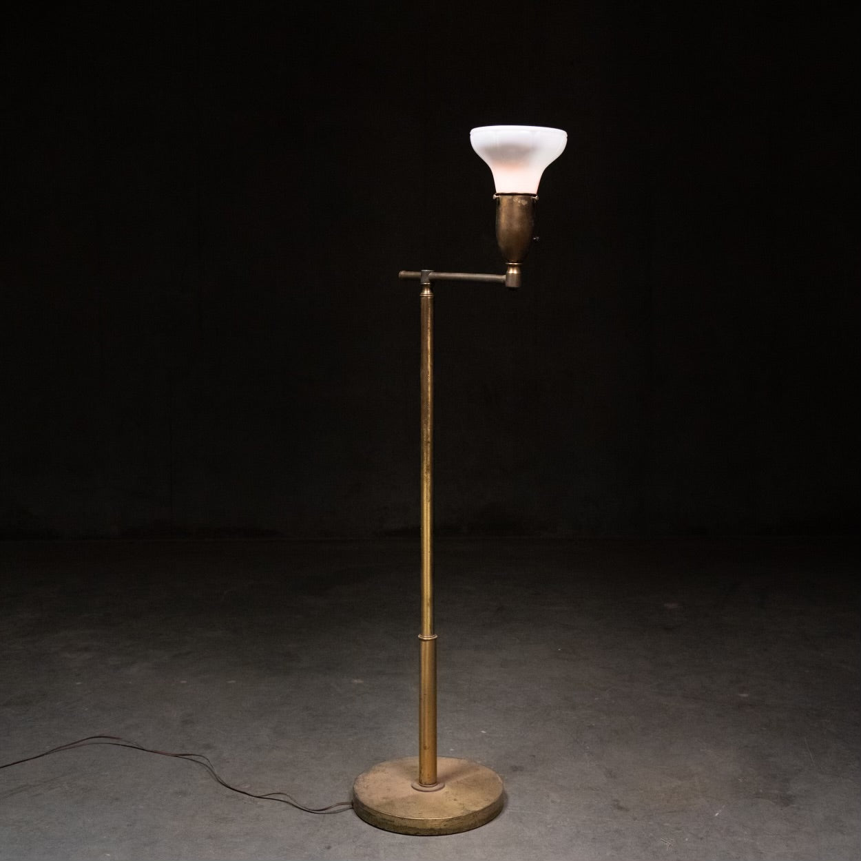 1930 Brass Floor Lamp