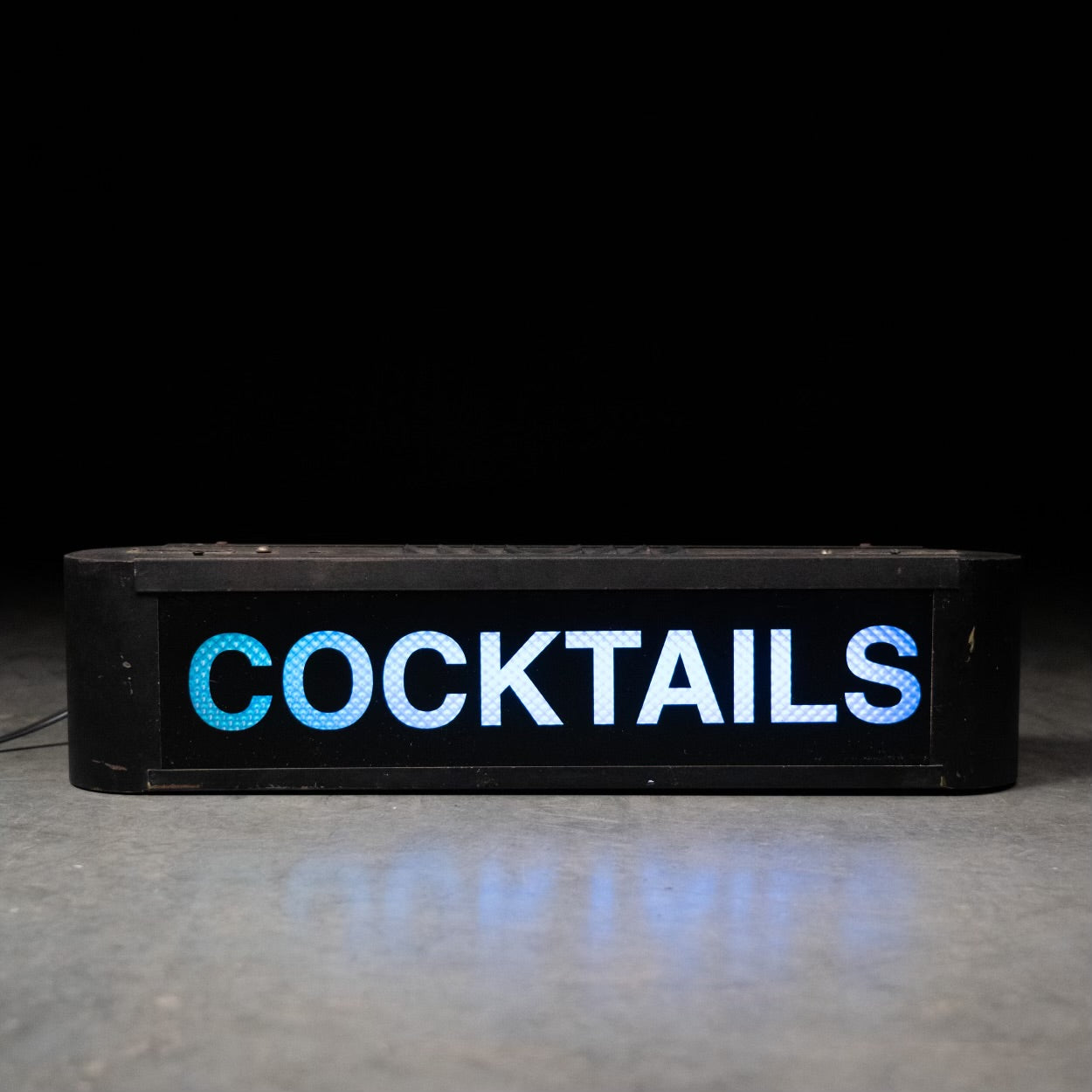 1950 light box cocktail sign