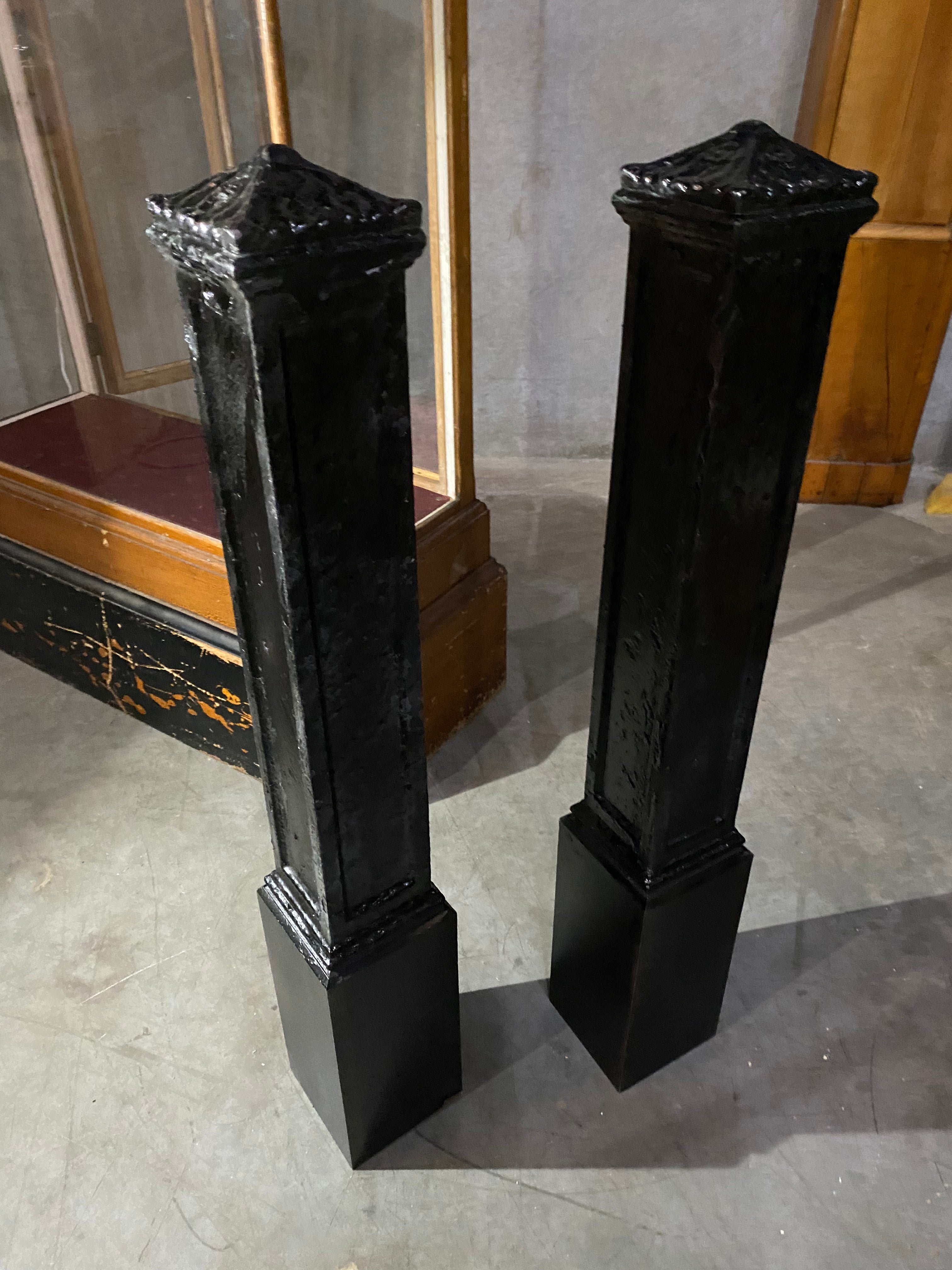 1890 Cast iron Newel post | Scott Landon Antiques and Interiors.