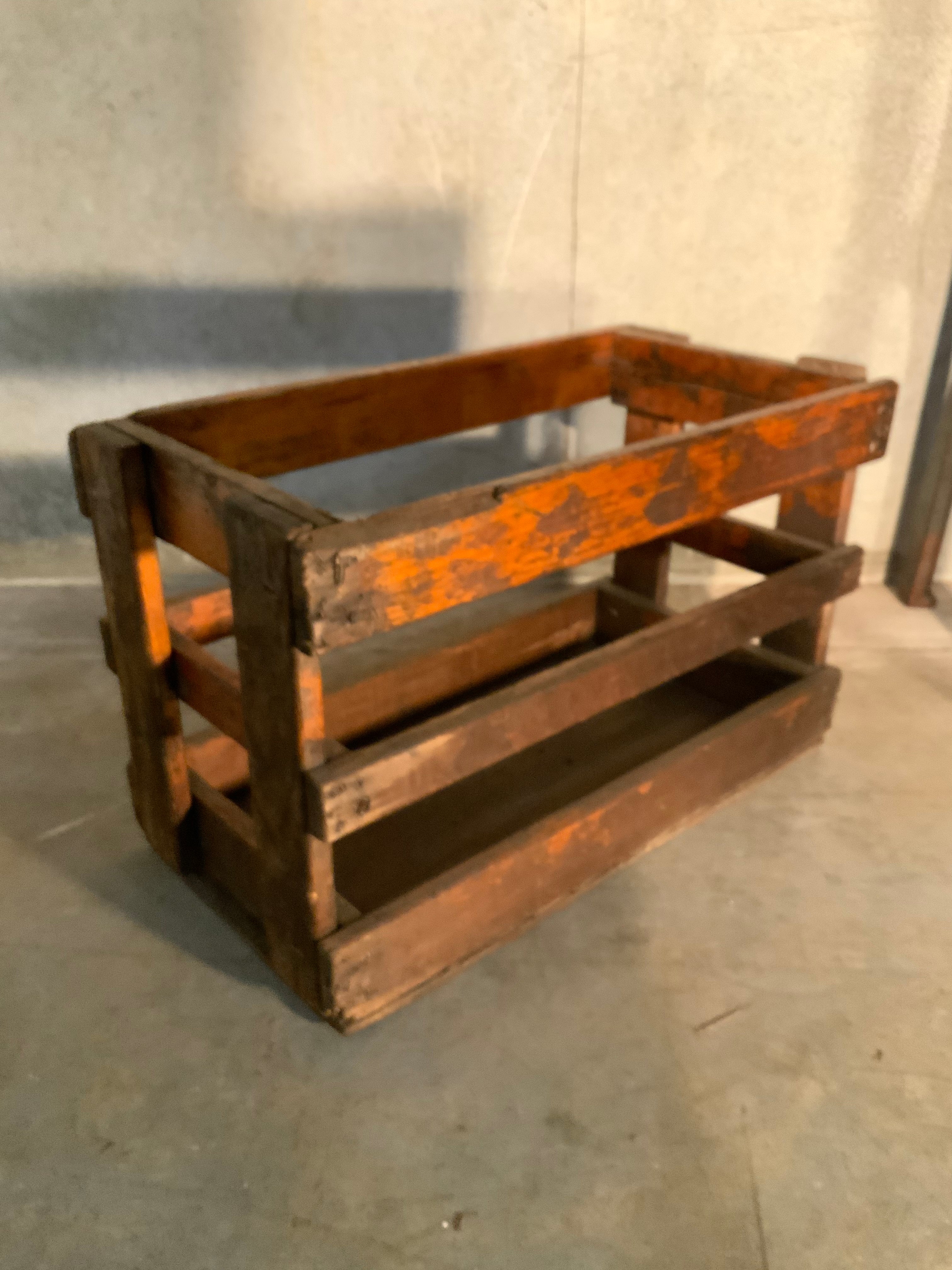 Antique solid wood crate | Scott Landon Antiques and Interiors.