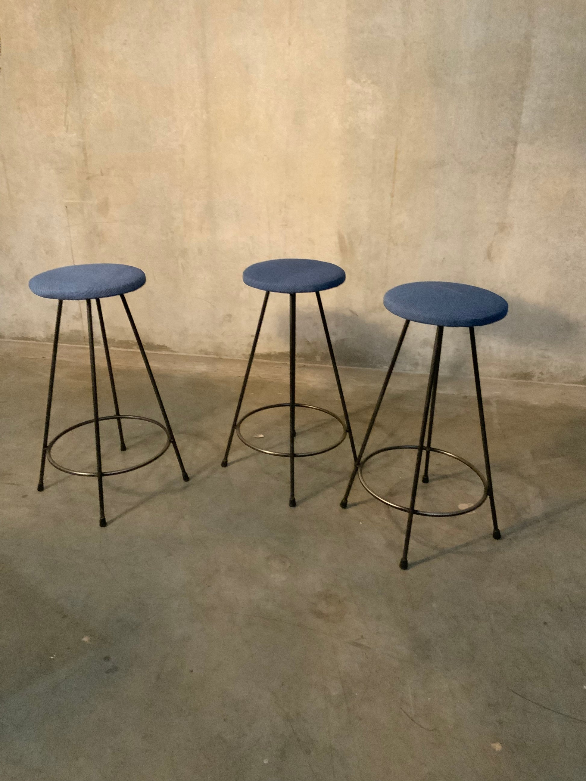 Mid century modern 30” bar stools | Scott Landon Antiques and Interiors.