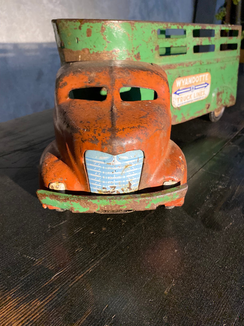 1940 Wyandotte Truck and trailer | Scott Landon Antiques and Interiors.