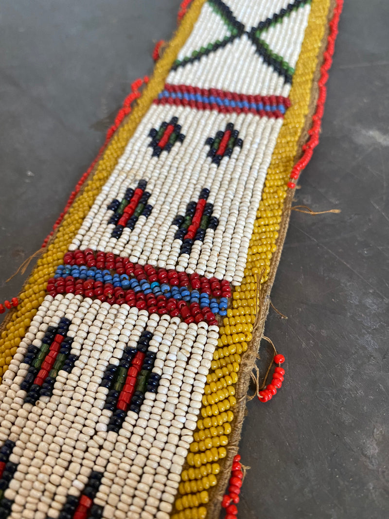 19th century Indigenous Canadian bead belt | Scott Landon Antiques and Interiors.