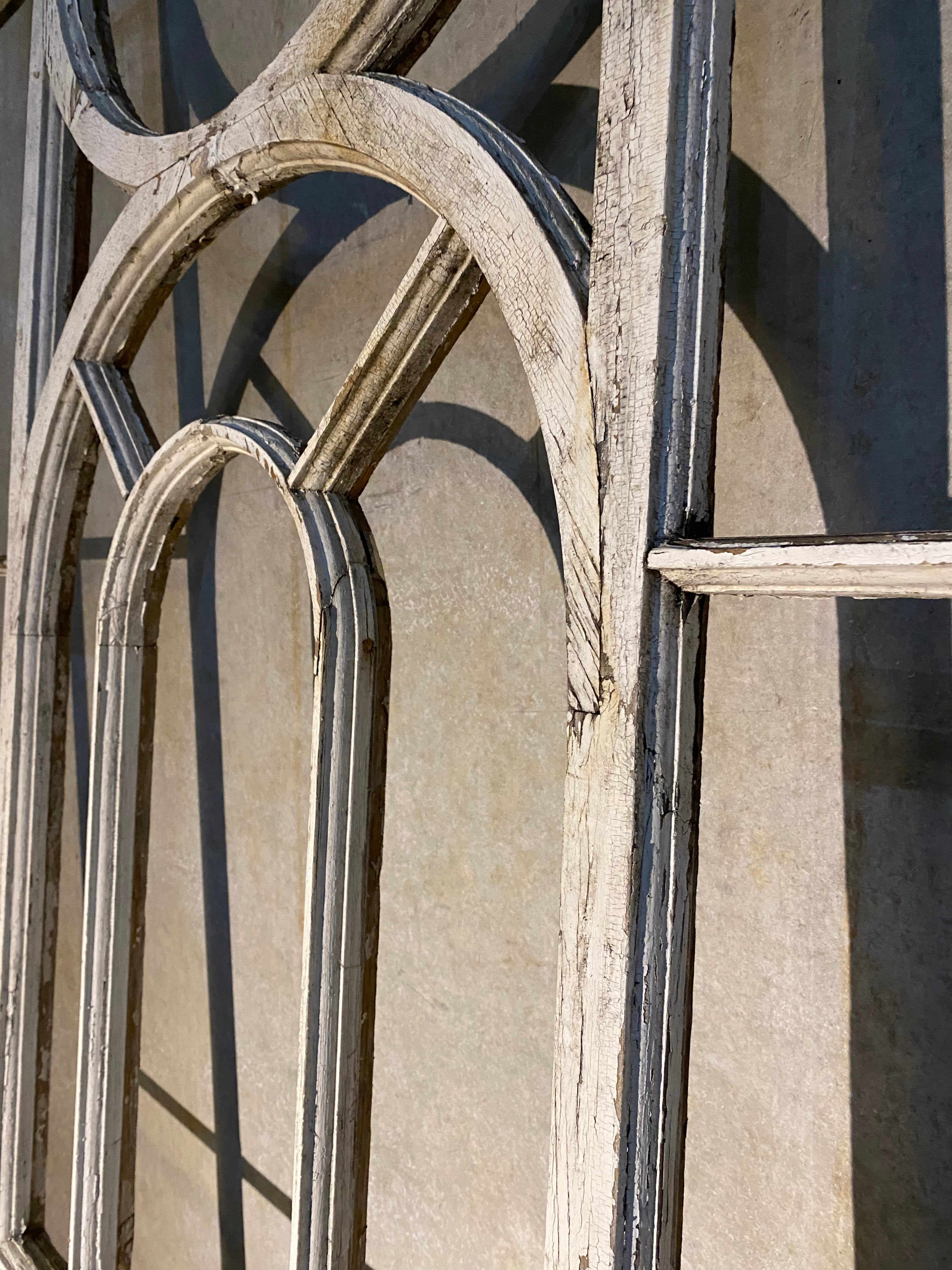 C1900 wood church window | Scott Landon Antiques and Interiors.