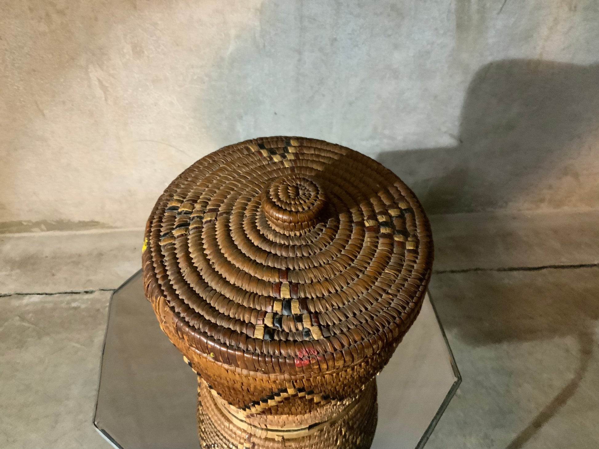 1940 SALISH FRASER river  basket | Scott Landon Antiques and Interiors.