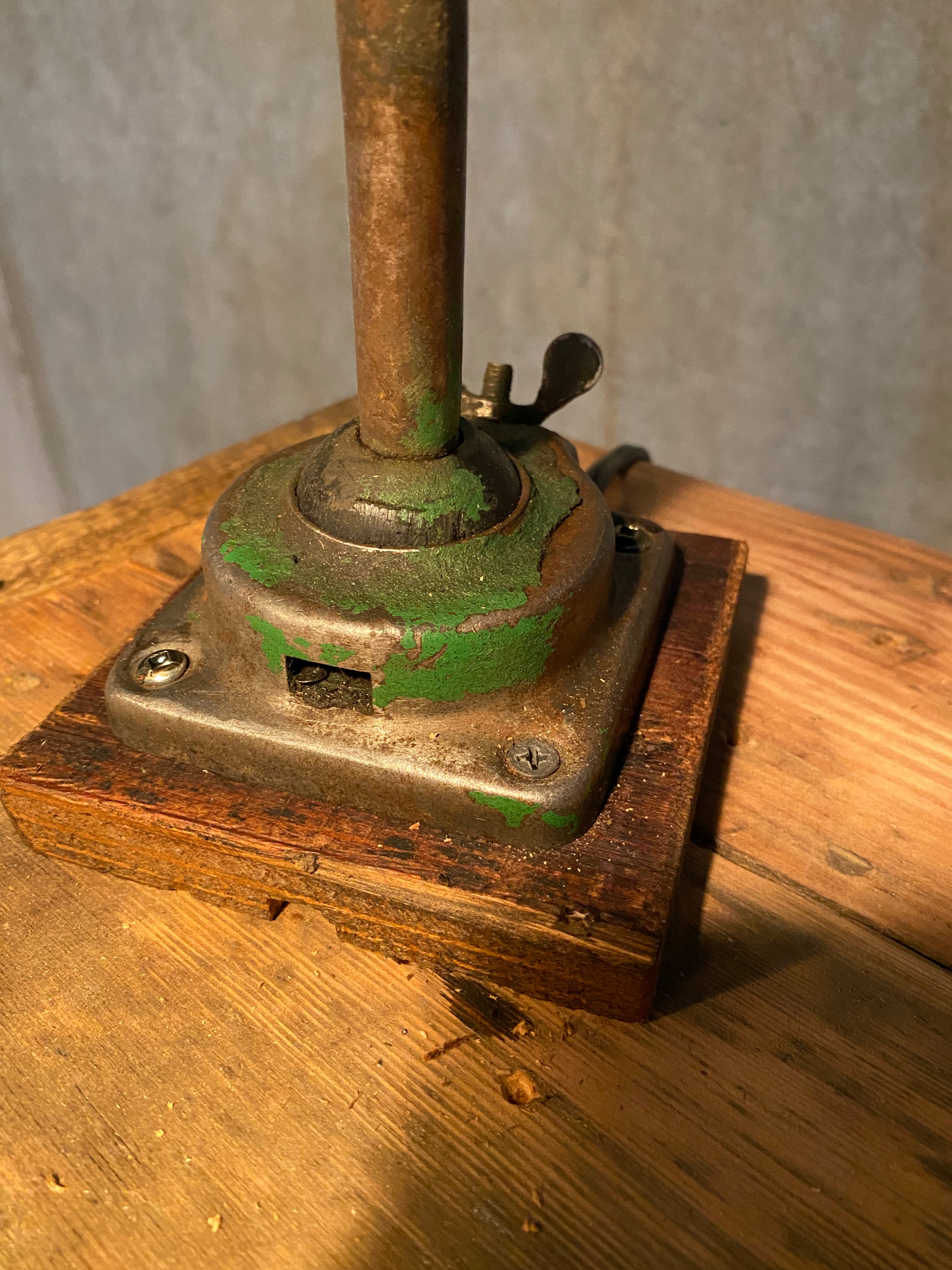 1920 industrial task articulating loght | Scott Landon Antiques and Interiors.