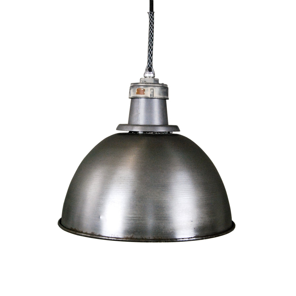 Spun Metal 1940 Industrial Pendant Lights | Scott Landon Antiques and Interiors.