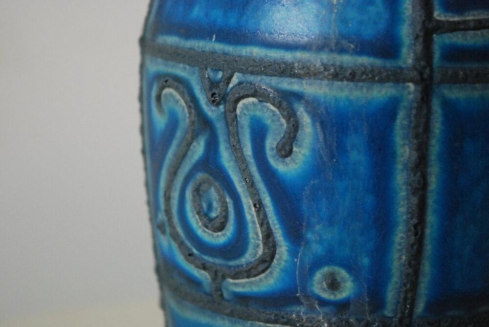 MCM Original West Germany Blue Vase | Scott Landon Antiques and Interiors.