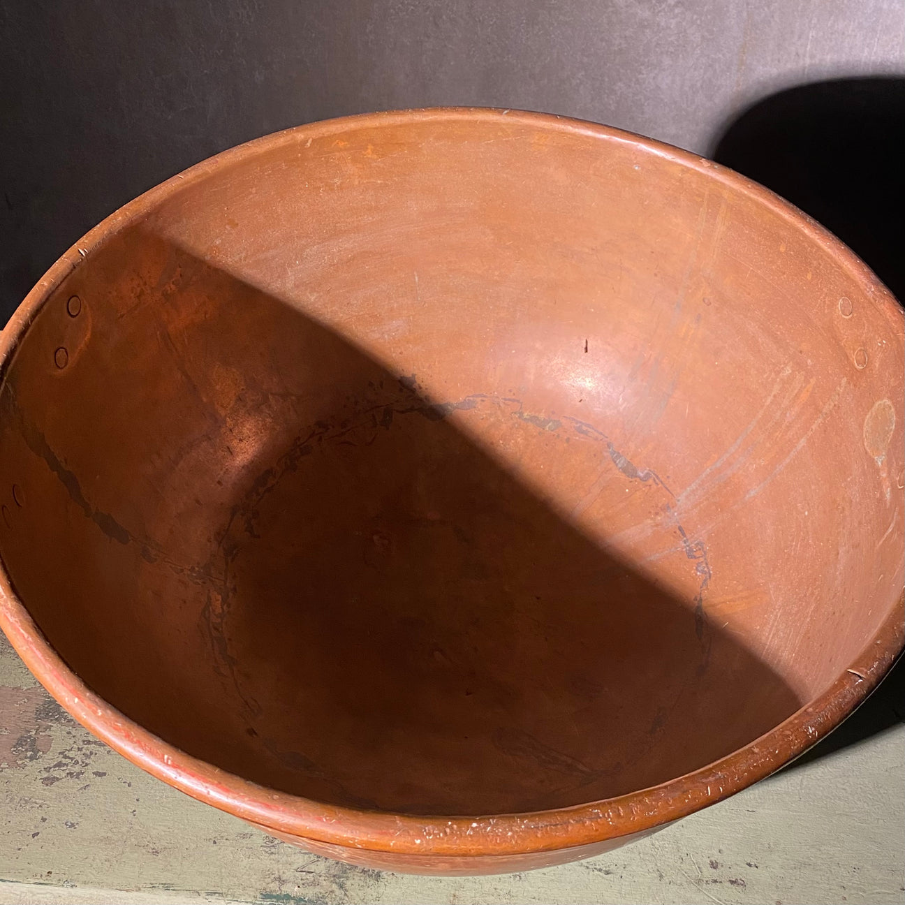 19th C French Copper Candy Making Bowl* - Foxglove Antiques